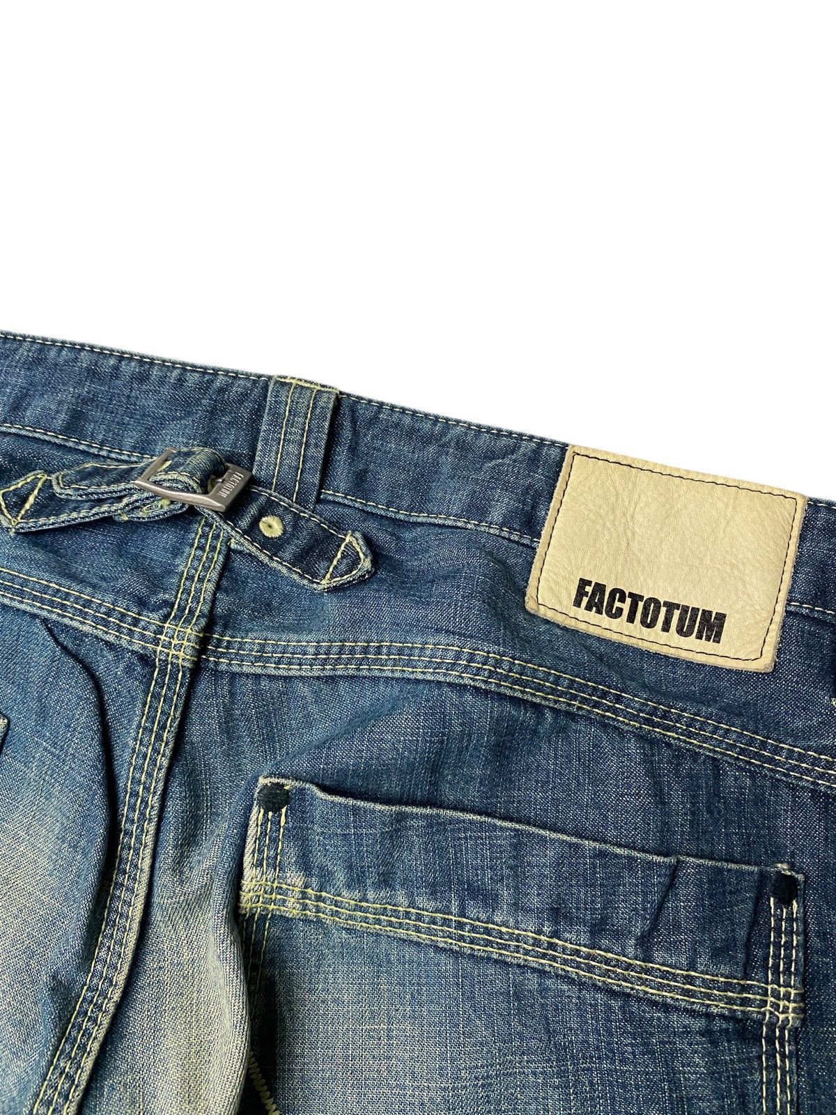 FACTOTUM 2000'e Factotum Flared Carpenter Buckle Denim Size US 30 / EU 46 - 8 Thumbnail