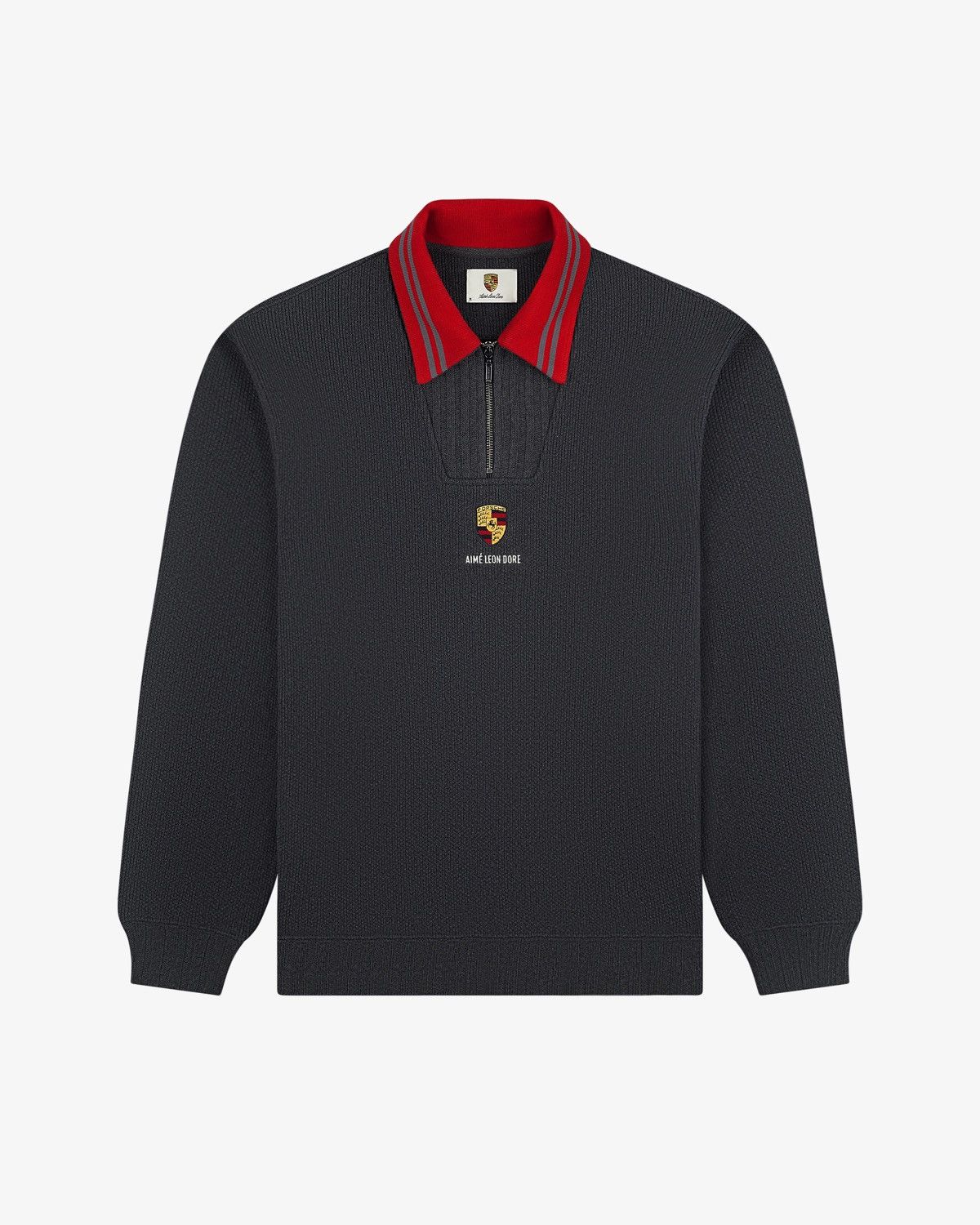 Aime Leon Dore Aime Leon Dore Jacquard Collar Snap Pullover | Grailed