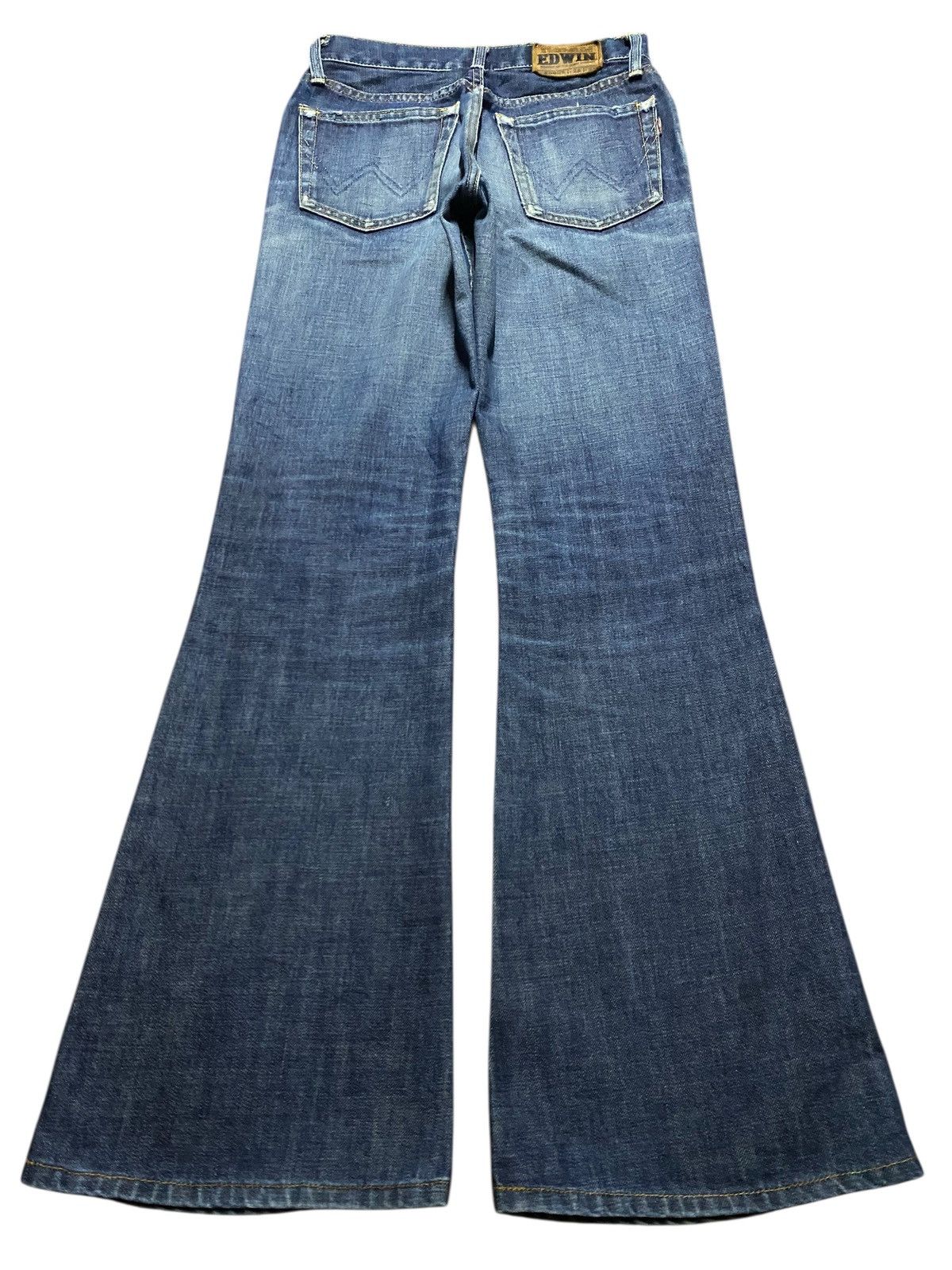 Edwin Vintage Japanese Brand Edwin Jeans Flare Bell Bottom Size 26" / US 2 / IT 38 - 2 Thumbnail
