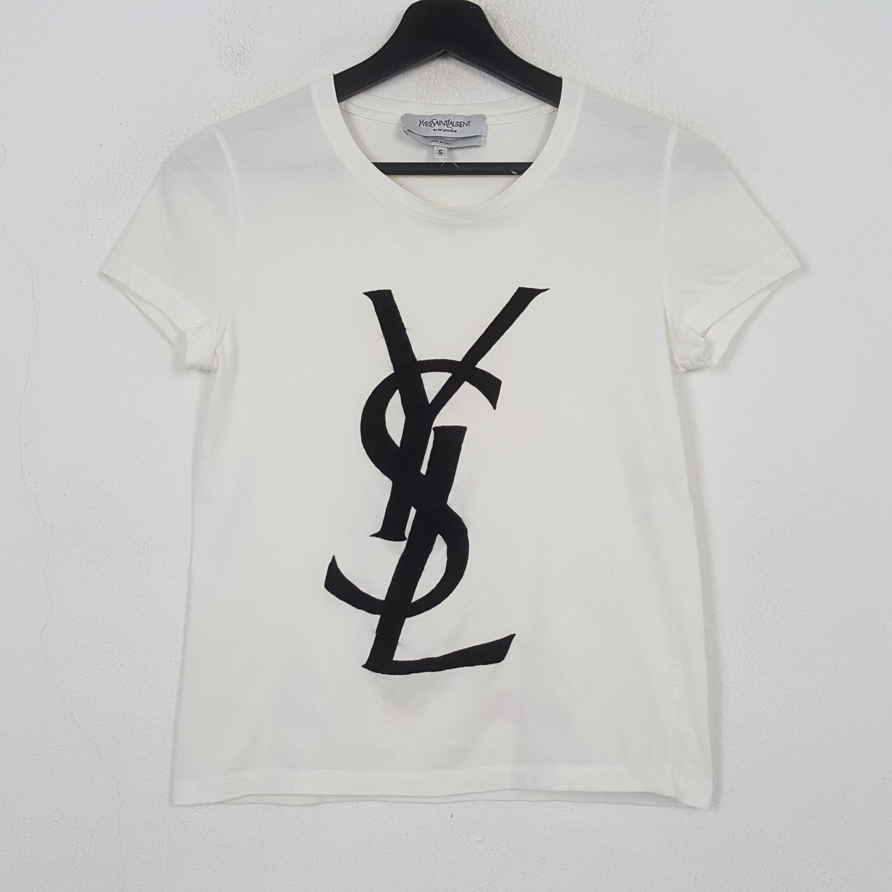 Yves Saint Laurent Yves Saint Laurent YSL Fashion Brand Tshirt RR30 Size US XS / EU 42 / 0 - 1 Thumbnail
