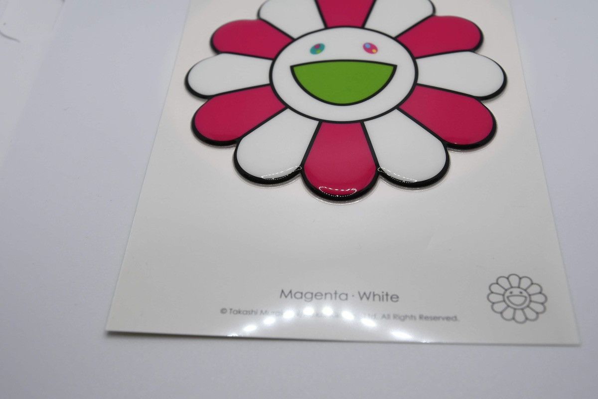 Takashi Murakami Takashi Murakami - Bubblingly Sticker - Magenta white Size ONE SIZE - 3 Thumbnail