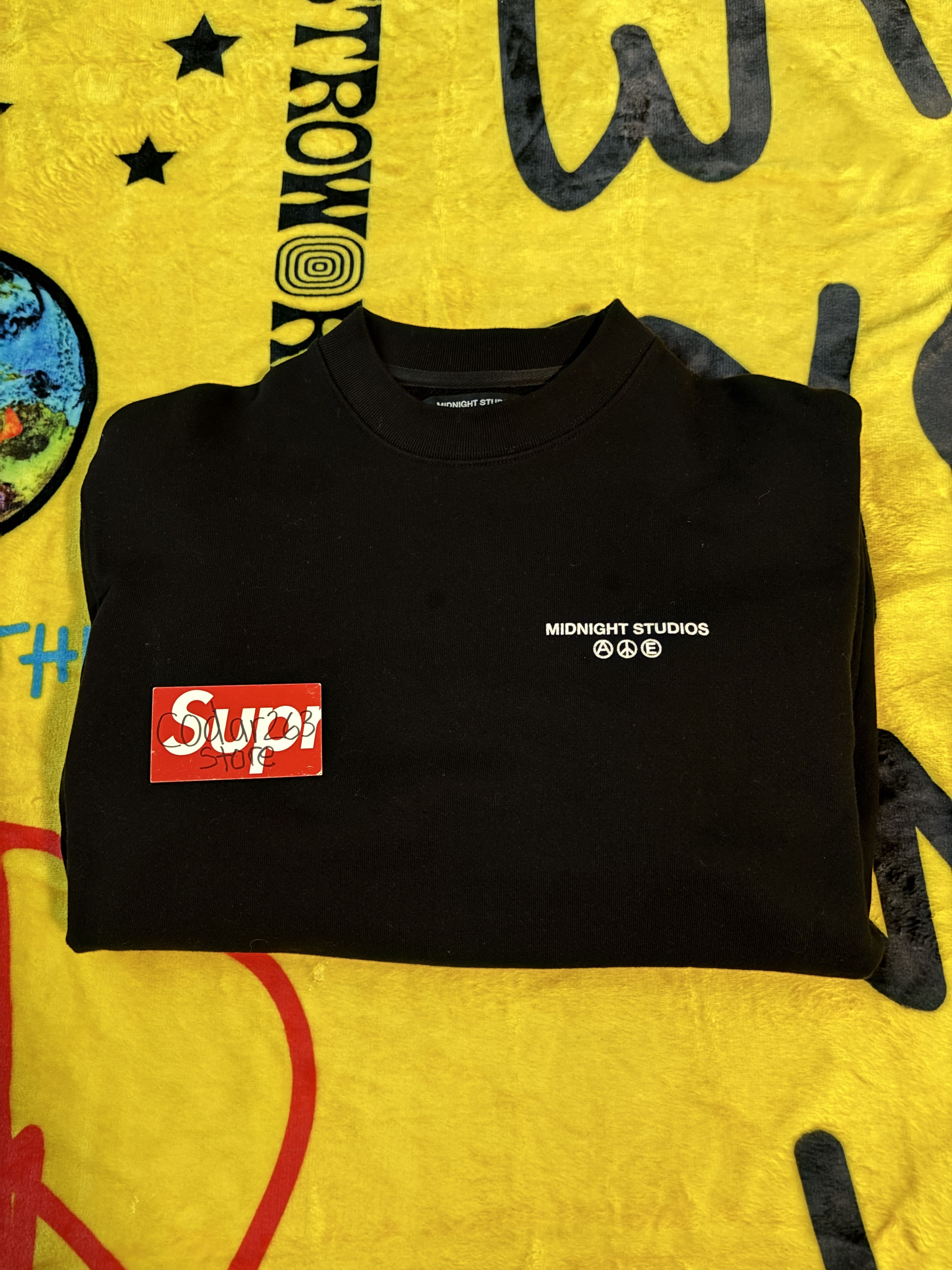 Midnight Studios Zip Layered Logo Crewneck - Midnight Studios AWGE Size US S / EU 44-46 / 1 - 1 Thumbnail