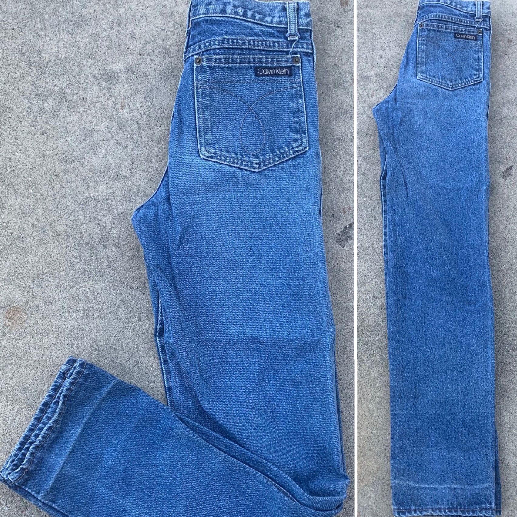 Calvin Klein VINTAGE Calvin Klein Jeans High Waist Union Label Size 28 Made In USA Denim Blue Jeans Size 28" / US 6 / IT 42 - 4 Thumbnail