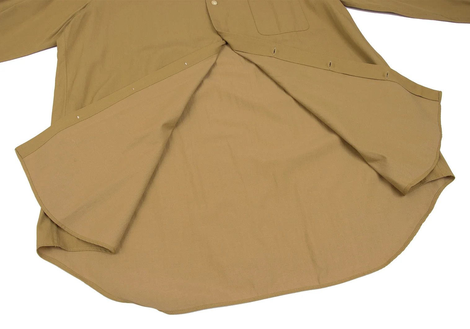 Jean Paul Gaultier Wool Cotton Long Sleeve Shirt in Mustard Size L Size US L / EU 52-54 / 3 - 12 Thumbnail