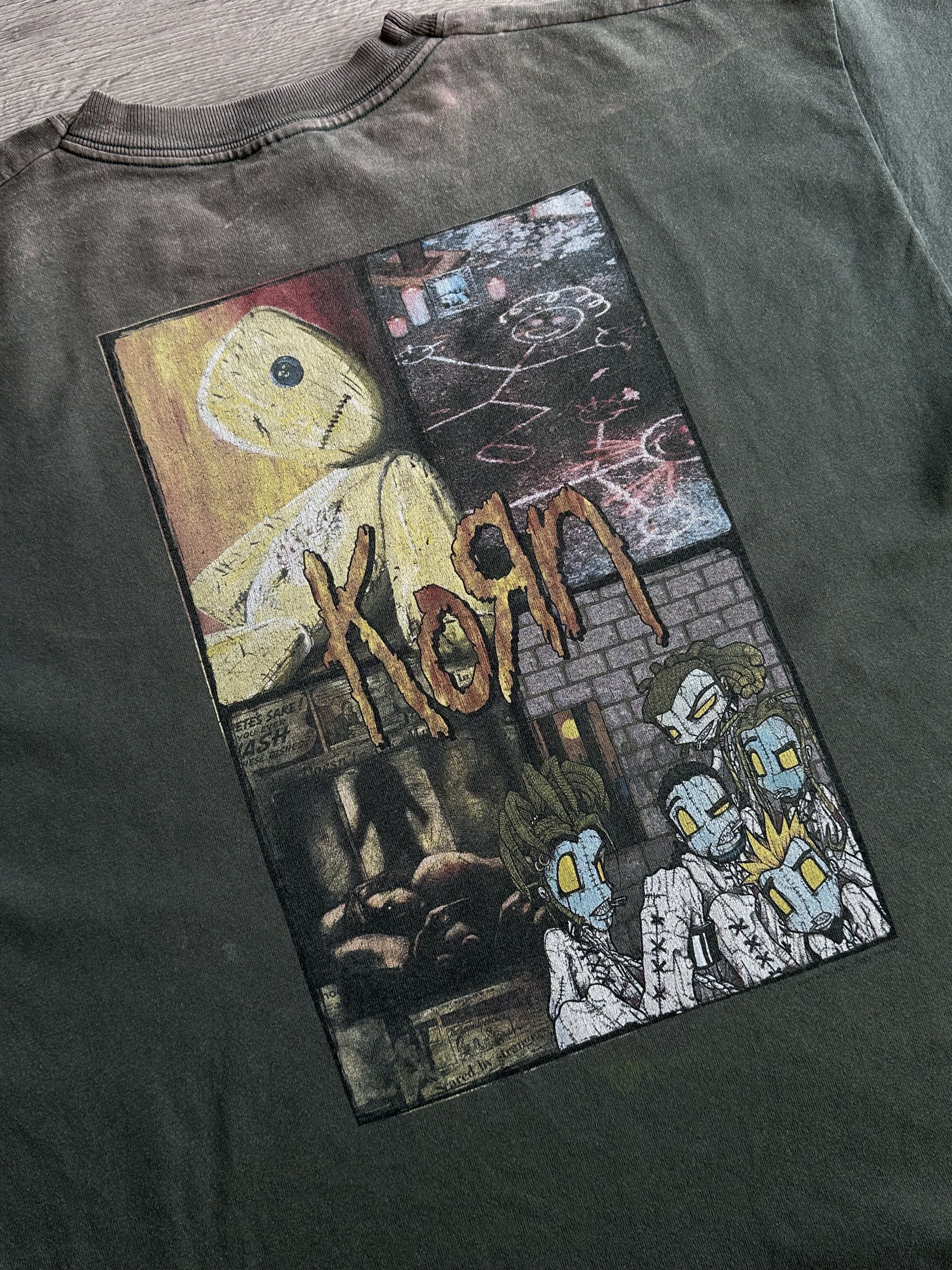 Band Tees × Vintage Korn vintage t shirt Size US XL / EU 56 / 4 - 10 Thumbnail