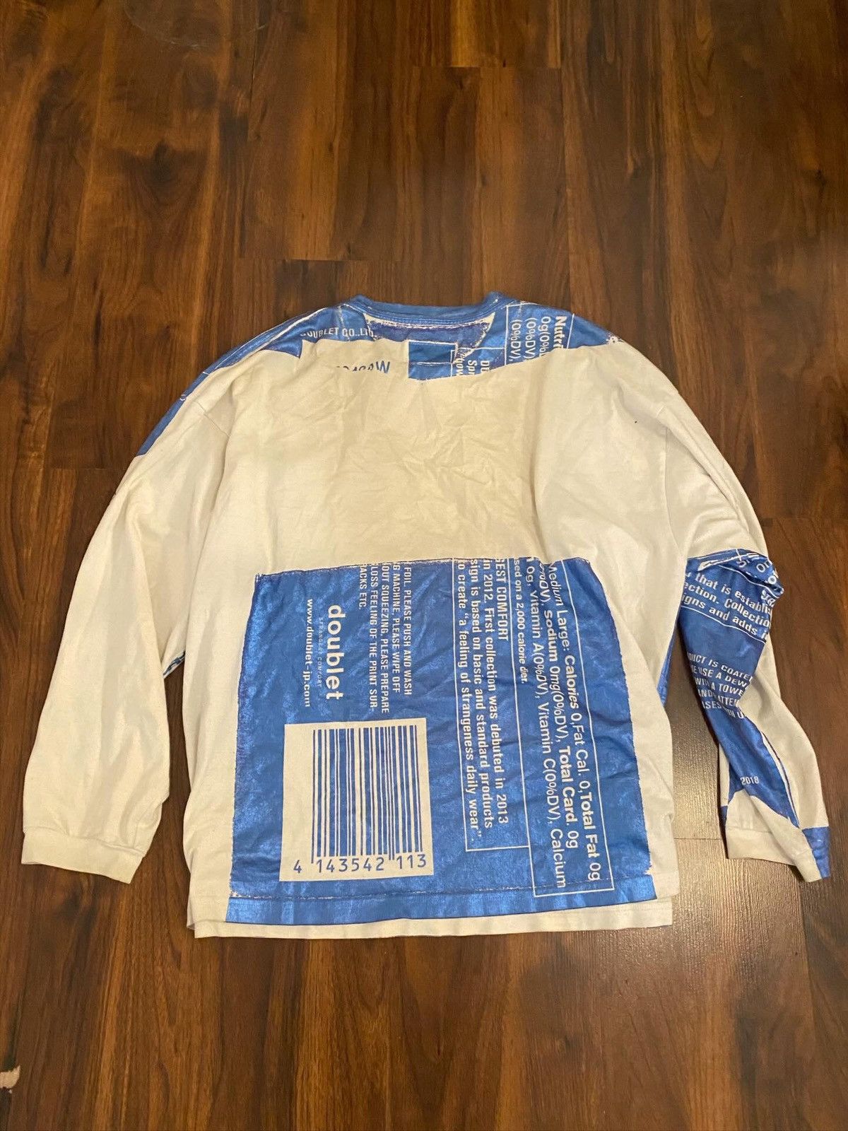 Doublet Doubet AW18 Snack Foil Long Sleeve Size US S / EU 44-46 / 1 - 2 Thumbnail