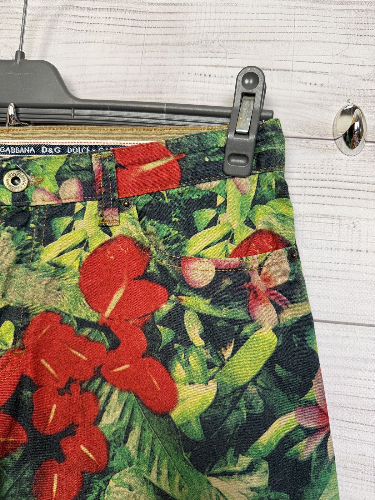 Dolce & Gabbana Dolce&Gabbana flower pants Size US 33 - 9 Thumbnail