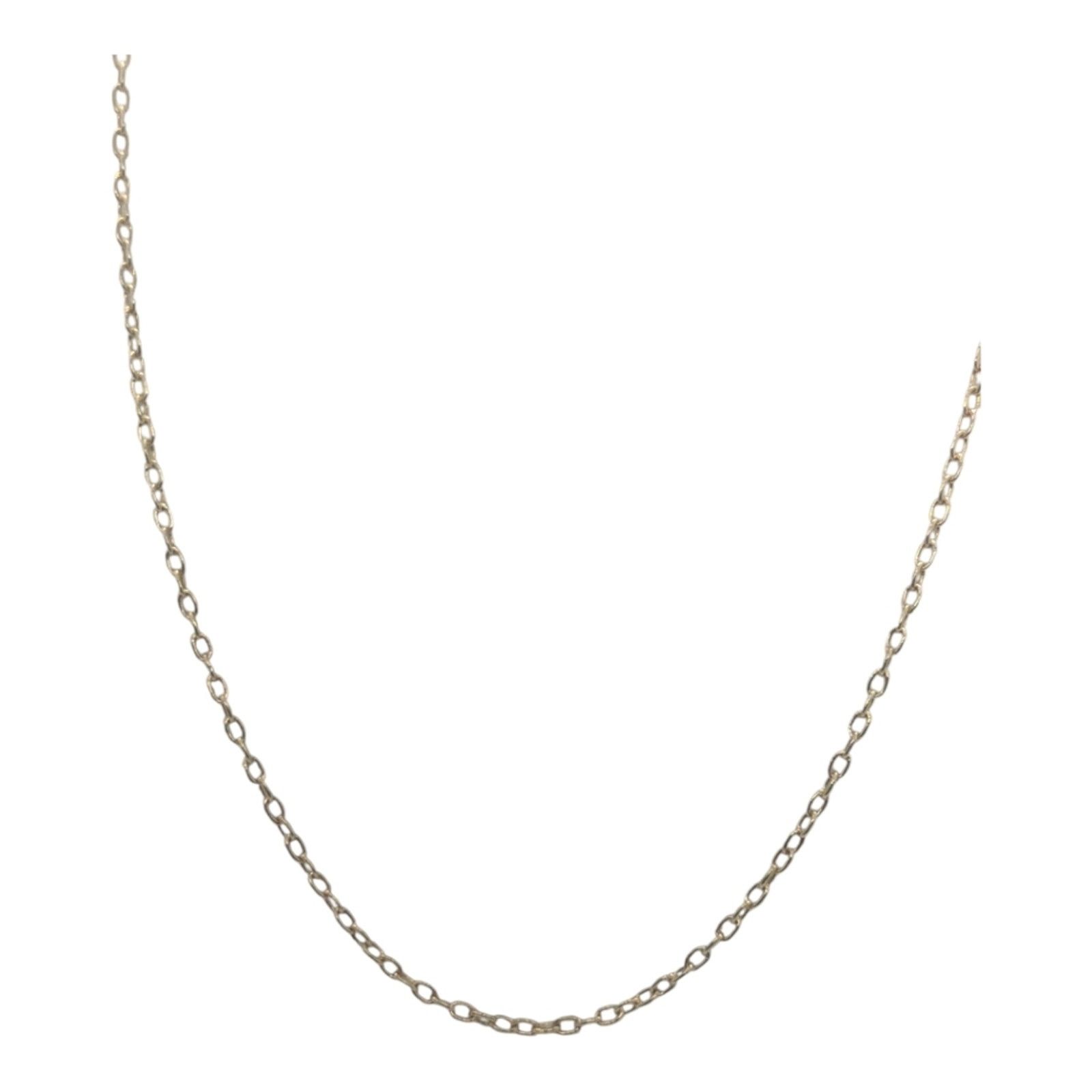 The Unbranded Brand 14KT Solid Gold Rolo Hollow Necklace Size ONE SIZE - 2 Thumbnail