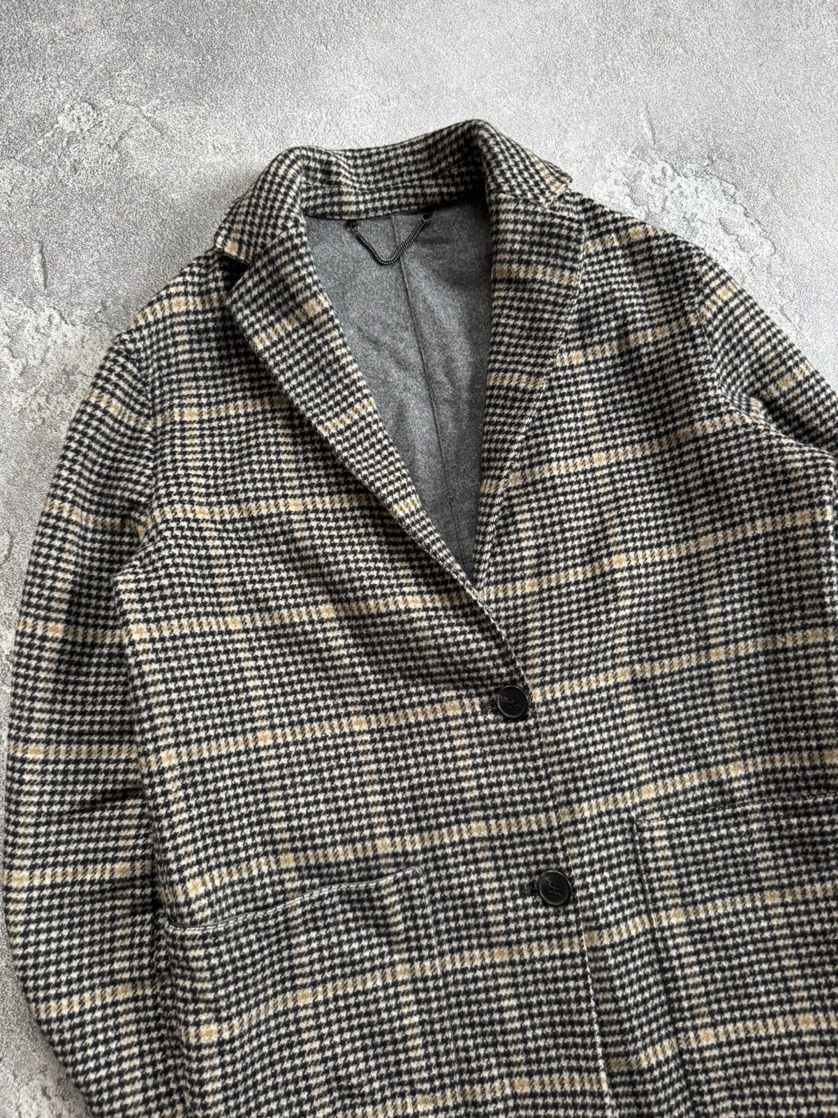 Allsaints Allsaints XS Anya Aurora Coat 🧥 Chekered wool long jacket Size US XS / EU 42 / 0 - 2 Thumbnail