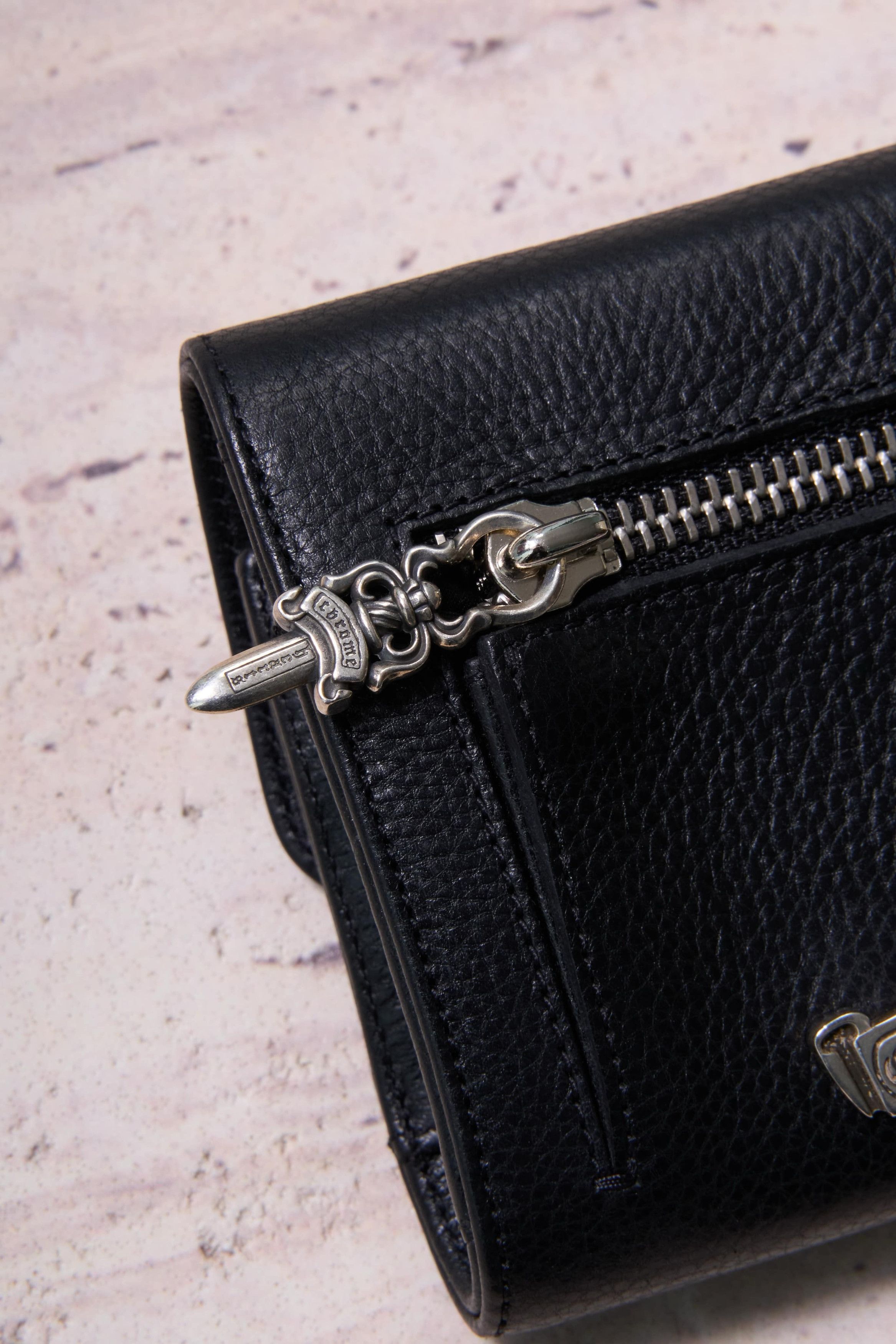 Chrome Hearts Chrome Hearts Wave mini black wallet Size ONE SIZE - 2 Thumbnail