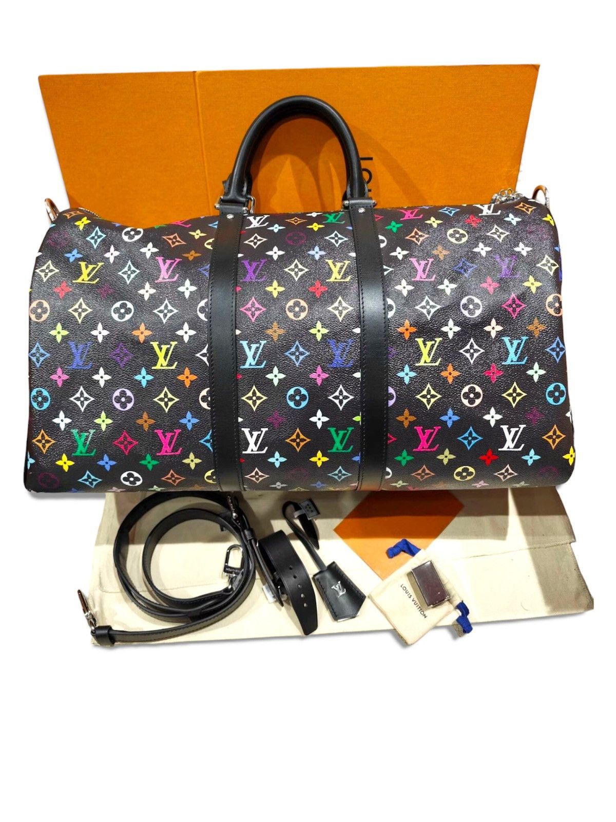 Louis Vuitton × Takashi Murakami Louis Vuitton x Takashi Murakami 50 Monogram Keepall limited Size ONE SIZE - 1 Thumbnail