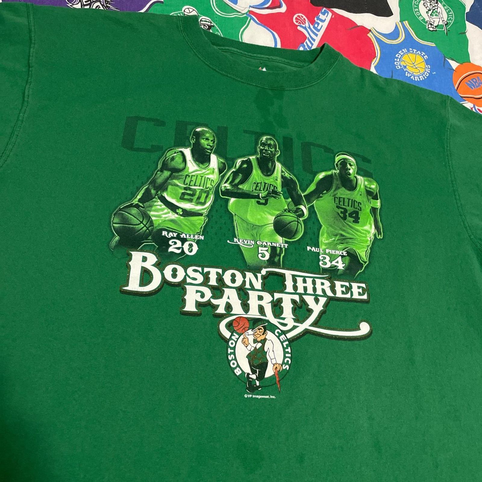 Majestic × NBA Y2K 2008 NBA Boston Celtics Paul Pierce Kevin Basketball Tee Size US XL / EU 56 / 4 - 3 Thumbnail