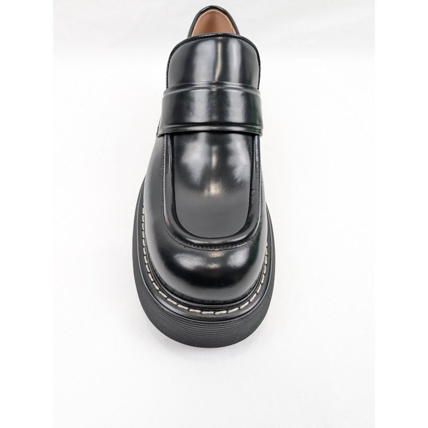 Bottega Veneta o1rshd1 Osaka Shine Calf Bounce Loafer in Black Size US 12 / EU 45 - 7 Thumbnail