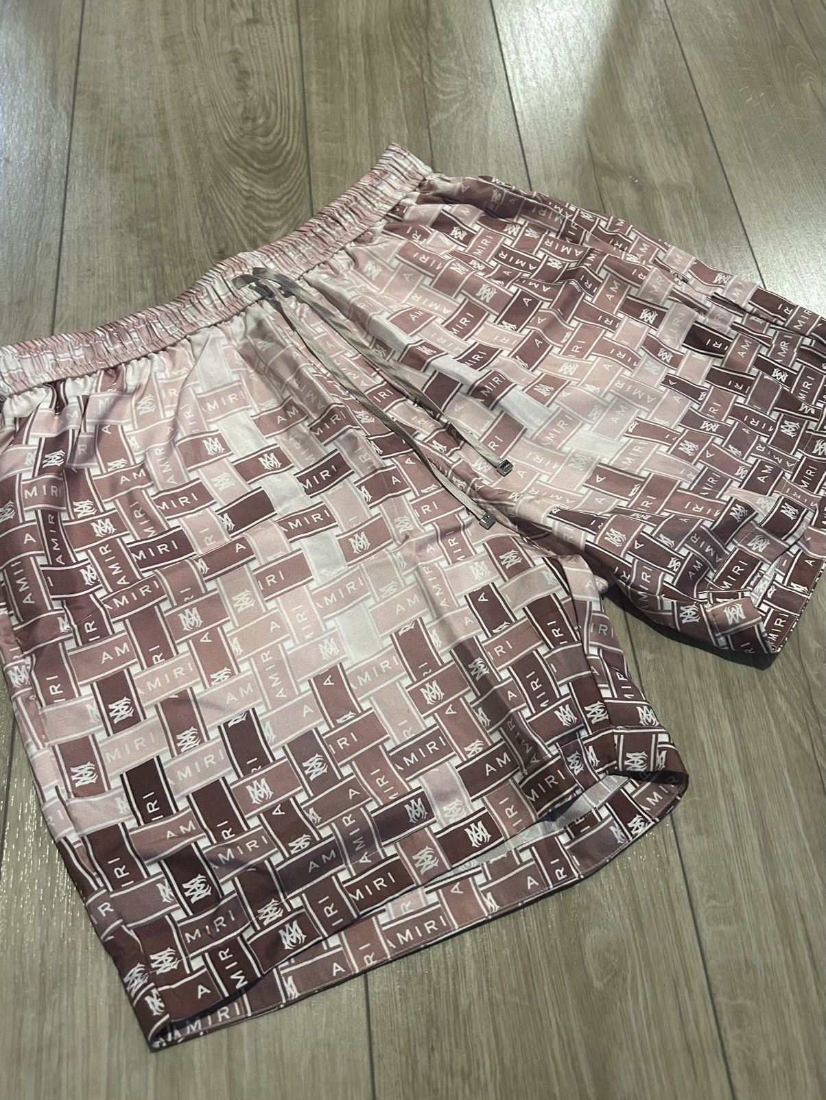 Amiri Amiri Gradient Tape Silk Shorts Size US 34 / EU 50 - 3 Thumbnail