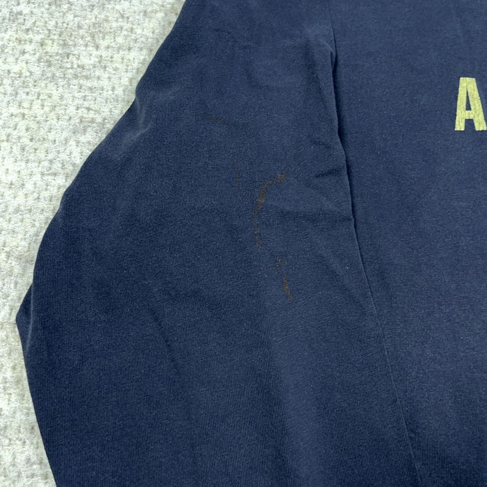 Abercrombie & Fitch Vintage Abercrombie & Fitch Shirt XL Blue Long Sleeve Tee Y2K Faded Grunge Men Size US XL / EU 56 / 4 - 5 Thumbnail