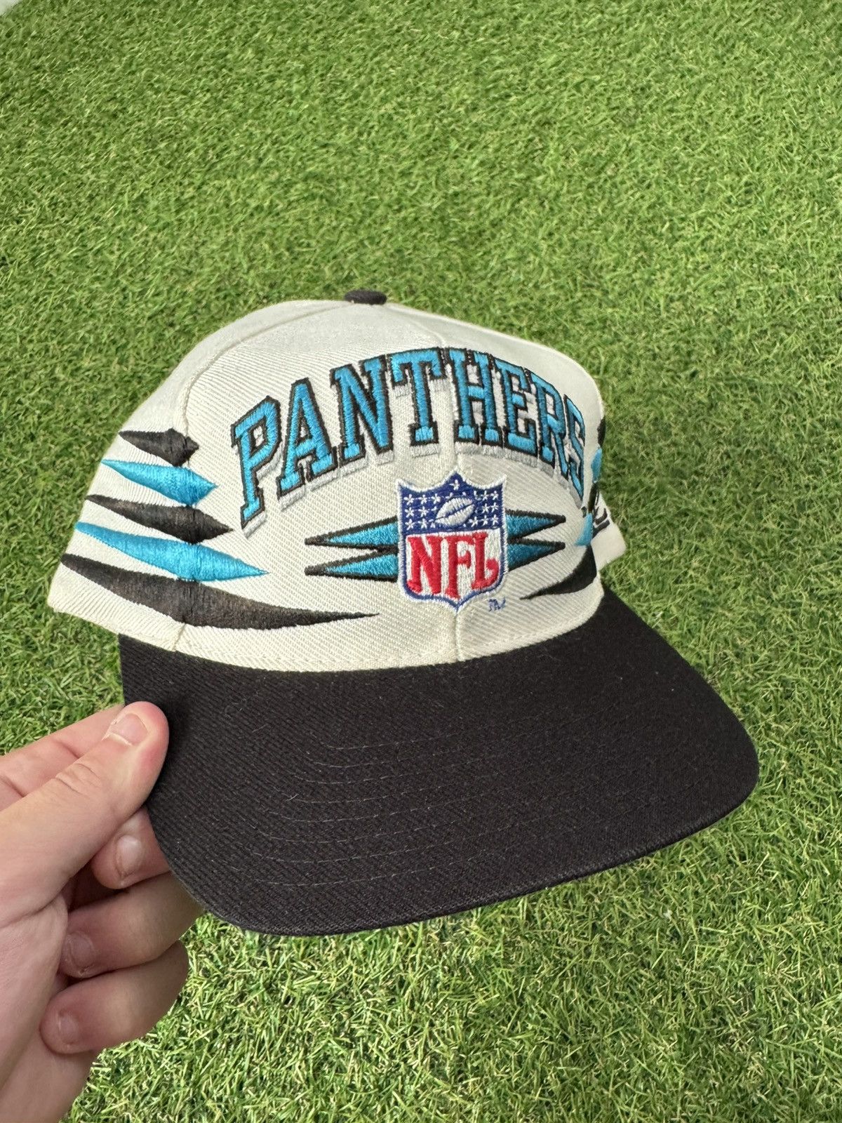 Logo Athletic Carolina Panthers diamond cut cut snap Size ONE SIZE - 1 Thumbnail