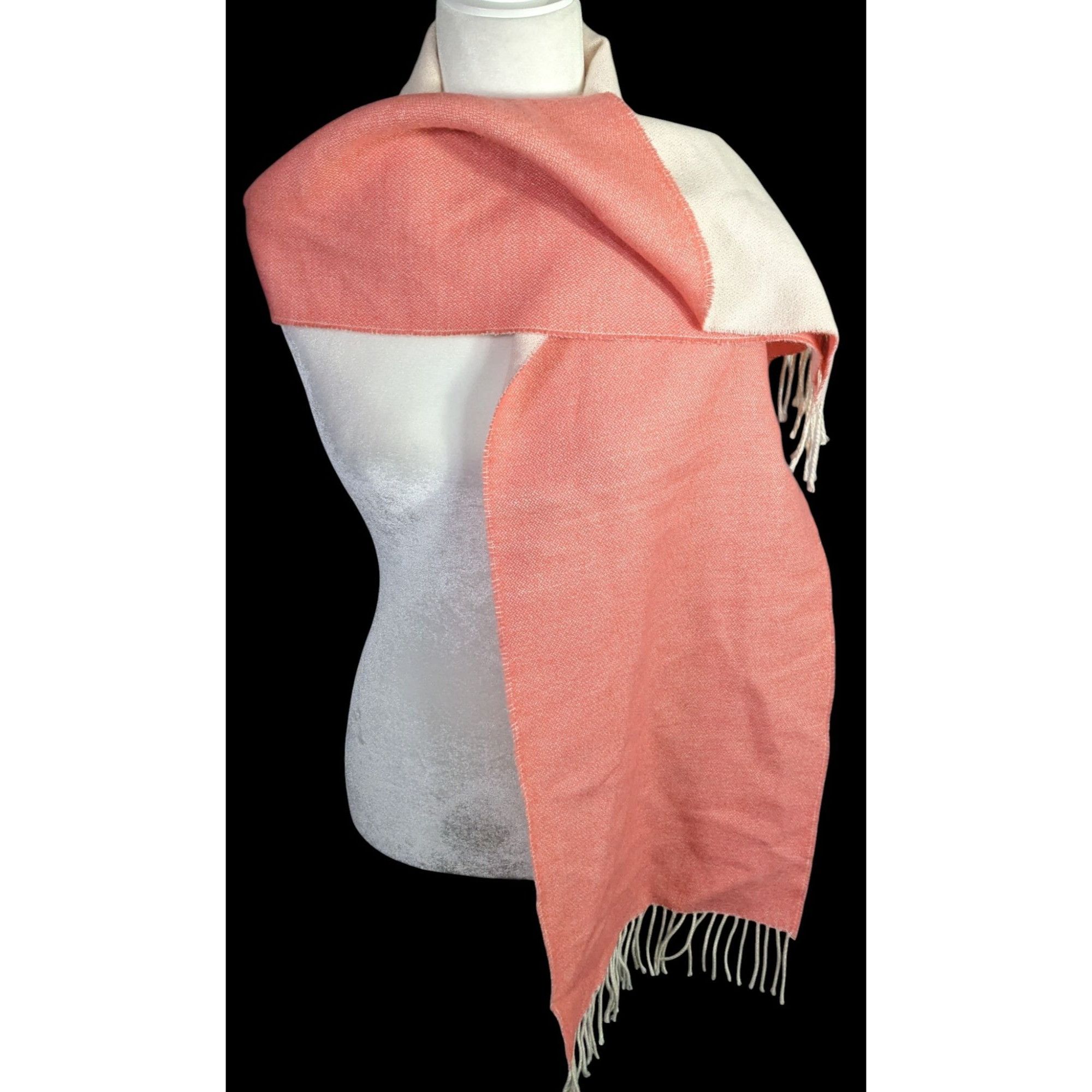 Other Simply Natural Designs Reversible Baby Alpaca Scarf Coral & Size ONE SIZE - 1 Thumbnail