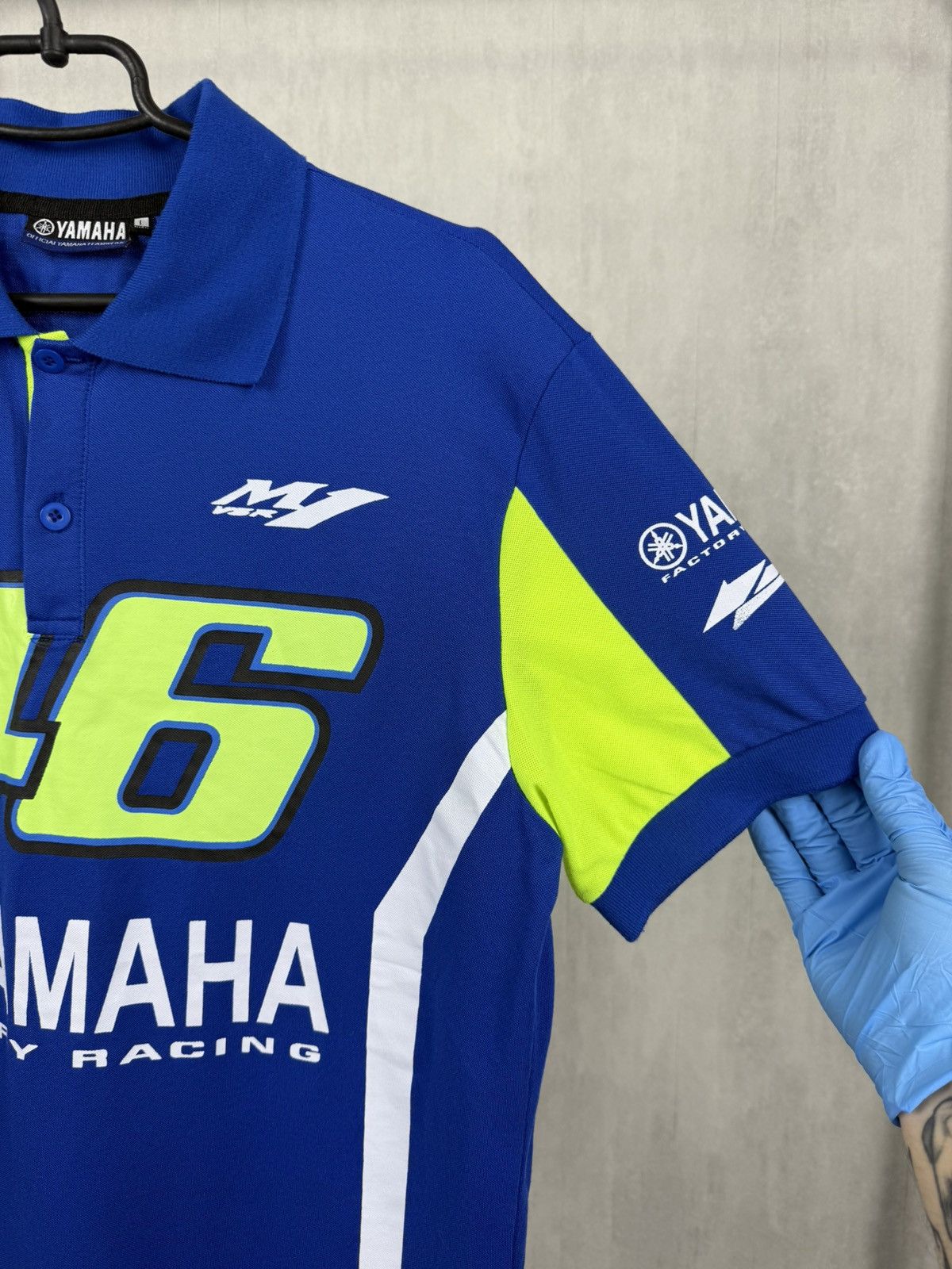 Yamaha Vintage Yamaha Racing Valentino Rossi 46 Polo Shirt Size L Size US L / EU 52-54 / 3 - 5 Thumbnail