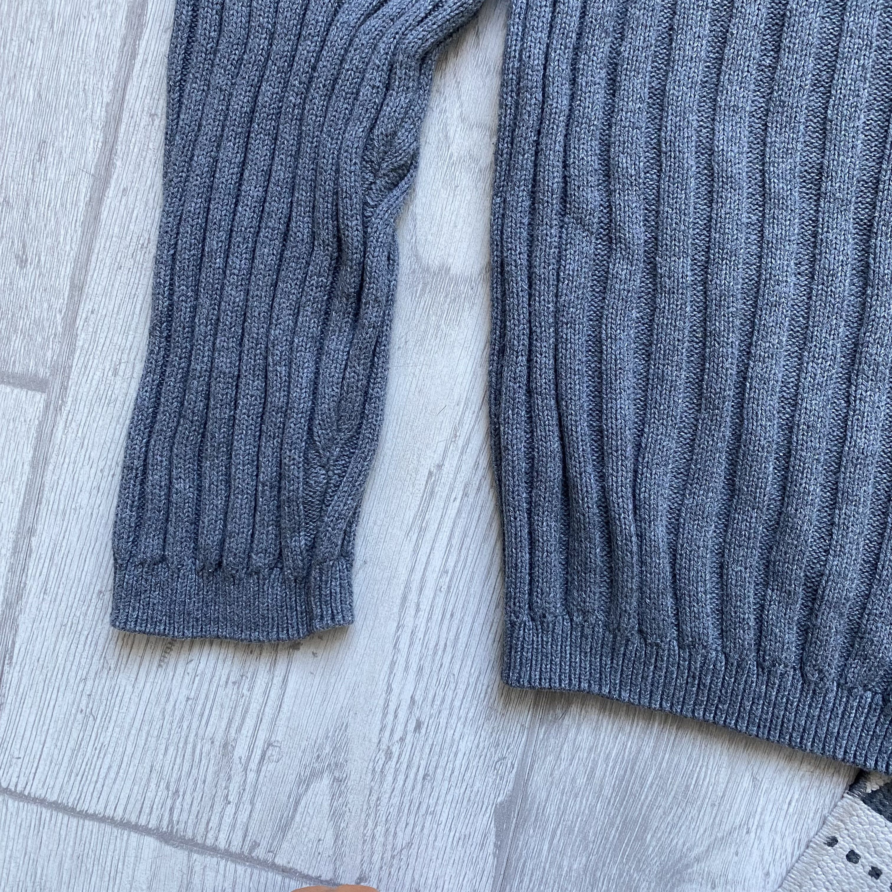 Diesel Vintage 00s Diesel style Ribbed knit zip sweater Y2K kapital Size US M / EU 48-50 / 2 - 4 Thumbnail
