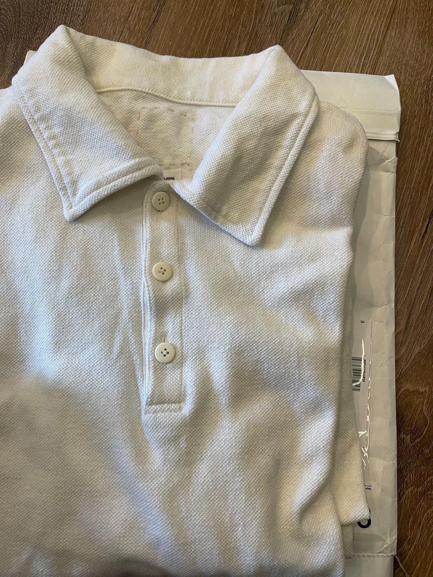 Visvim VISVIM WELLER L/S (C/WS) Long sleeved solid color POLO shirt T-shirt Size US L / EU 52-54 / 3 - 1 Thumbnail