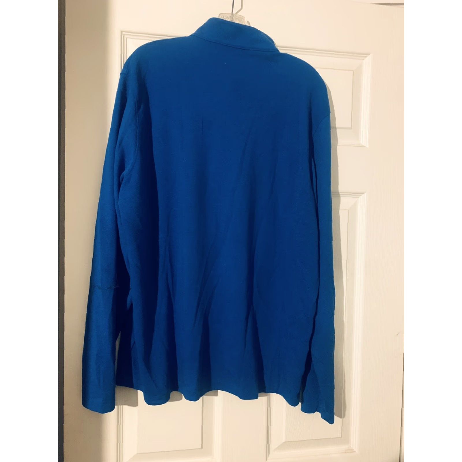 Nike Nike Dri-Fit Long Sleeve Shirt Mens XL Blue 3/4 Zip Logo Shirt Size US XL / EU 56 / 4 - 4 Thumbnail