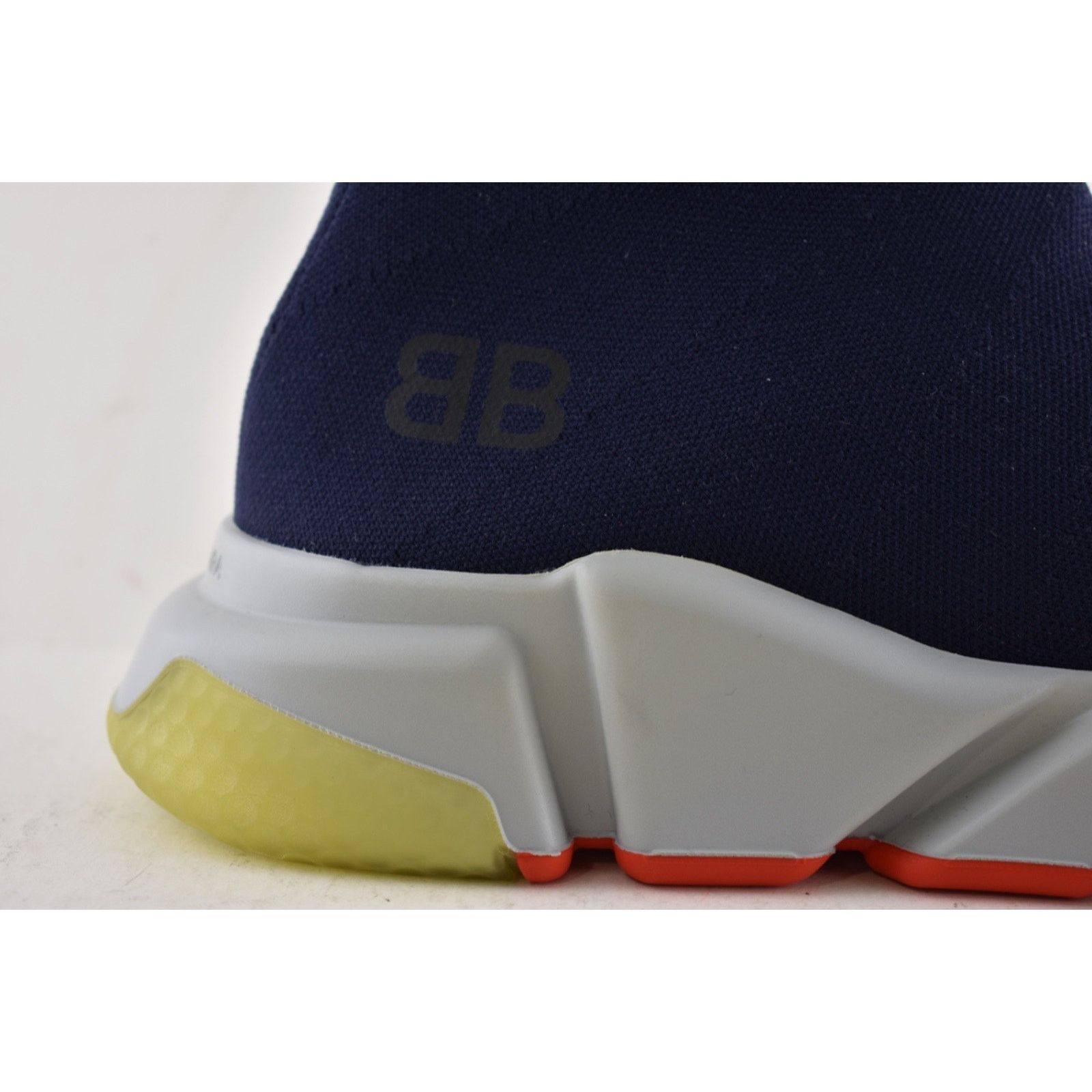 Balenciaga Balenciaga Mens Speed Sock Navy Grey BB Logo Sneaker 44 11 Size US 11 / EU 44 - 5 Thumbnail