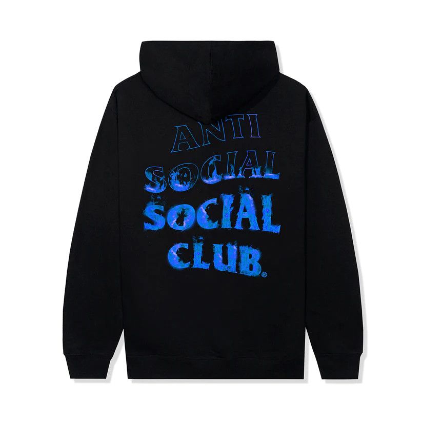 Anti Social Social Club A Fire Inside Hoodie Black DS New
