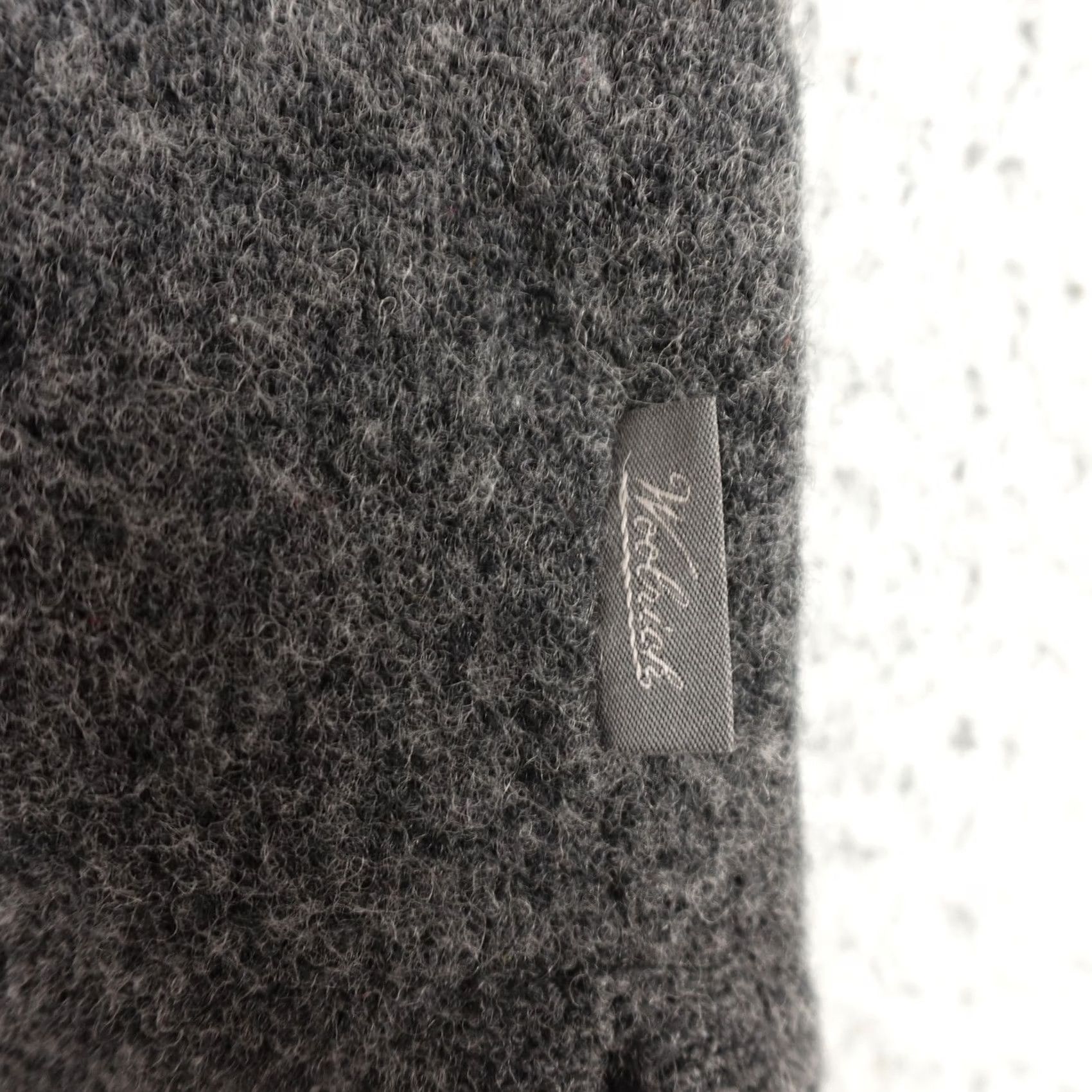 Vintage Woolrich Sweater Mens Large Gray Stripe Pullover Wool/Cotton Knit Mock Neck Long Sleeve Heavyweight Outdoor Casual Business Winter Size US L / EU 52-54 / 3 - 6 Thumbnail
