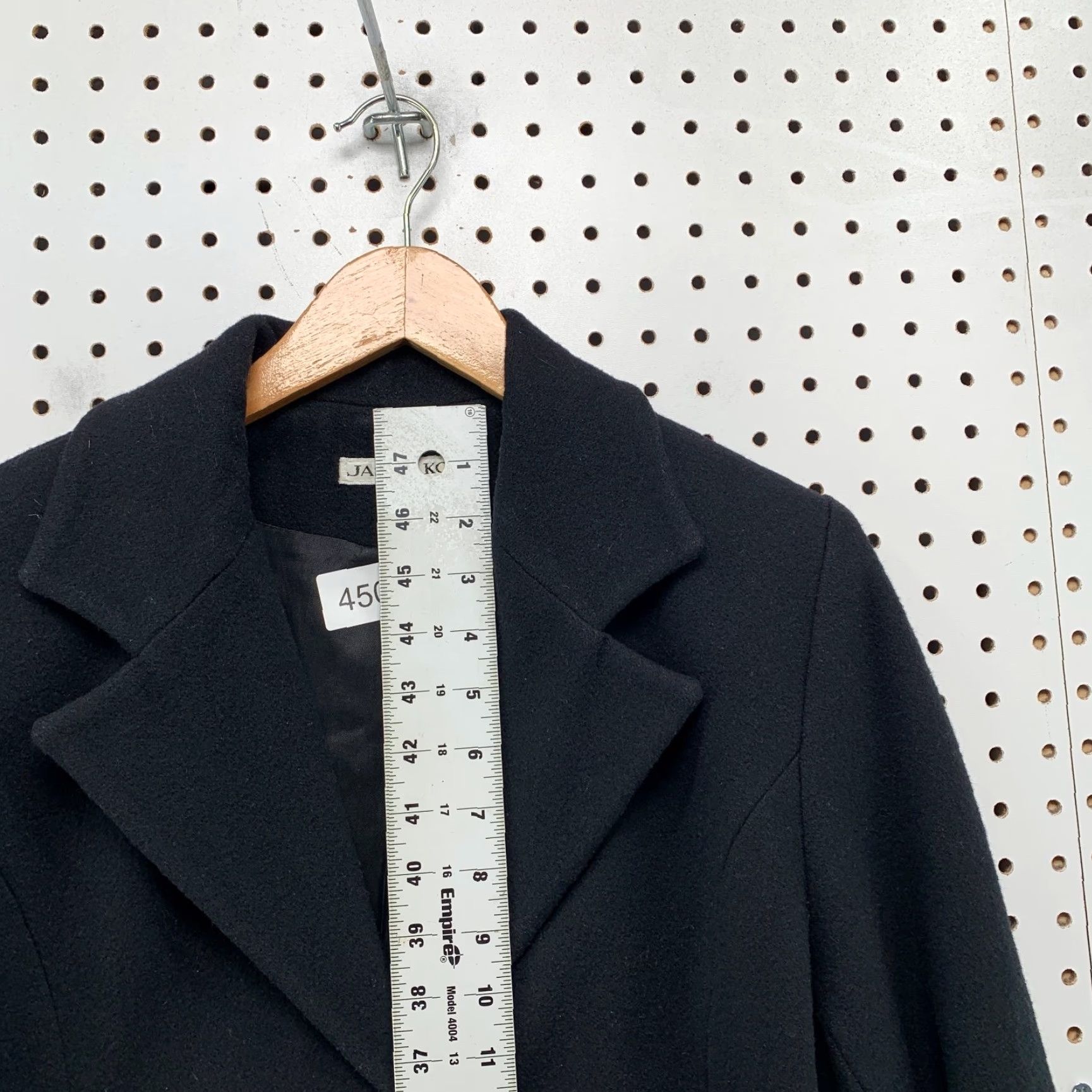 Vintage VINTAGE Jason Kole Wool Coat Mens Size 6 Black Long Slit Vent Swing One Button Coat Size M / US 6-8 / IT 42-44 - 6 Thumbnail