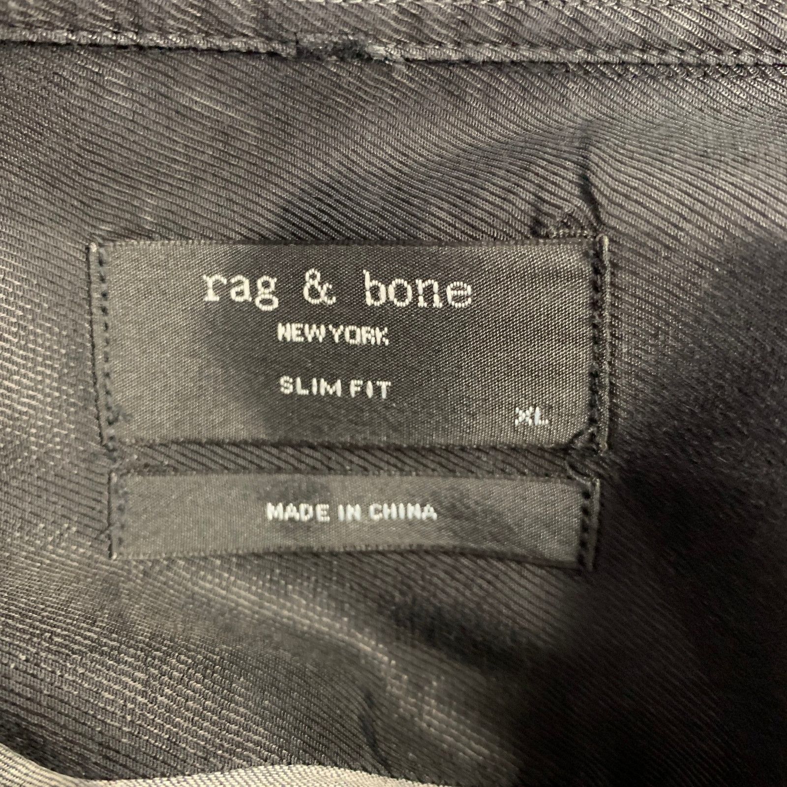 Rag & Bone RAG & BONE Size L Indigo Cotton Button Up Long Sleeve Shirt Size US L / EU 52-54 / 3 - 4 Thumbnail