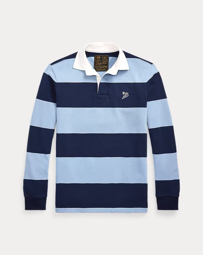 Polo Ralph Lauren Polo Ralph Lauren Classic Fit Embroidered Rugby Shirt Blue Size US XL / EU 56 / 4 - 5 Thumbnail