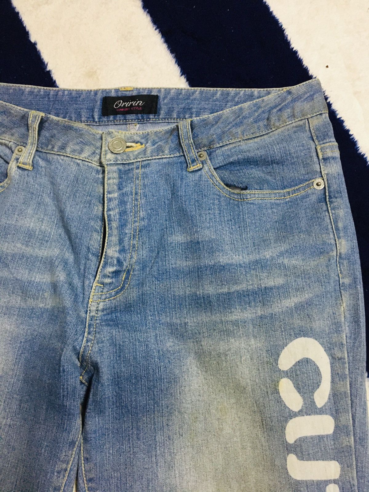 Japanese Brand × Jean Oririn Flare Jeans (16) Size 29" - 9 Thumbnail