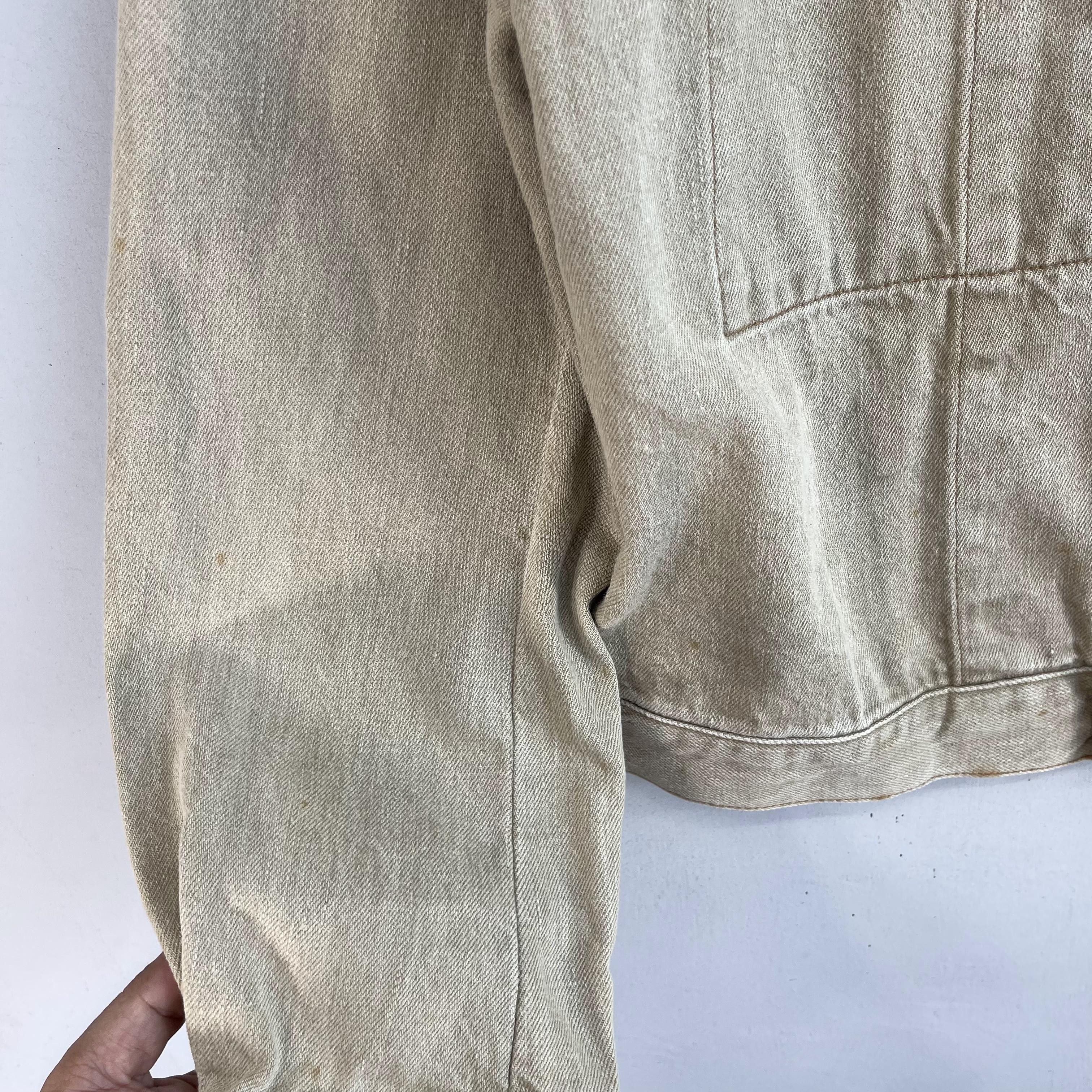 Japanese Brand × Melrose Vintage MEN'S MELROSE Denim Zipper Distressed Jacket Size US M / EU 48-50 / 2 - 4 Thumbnail