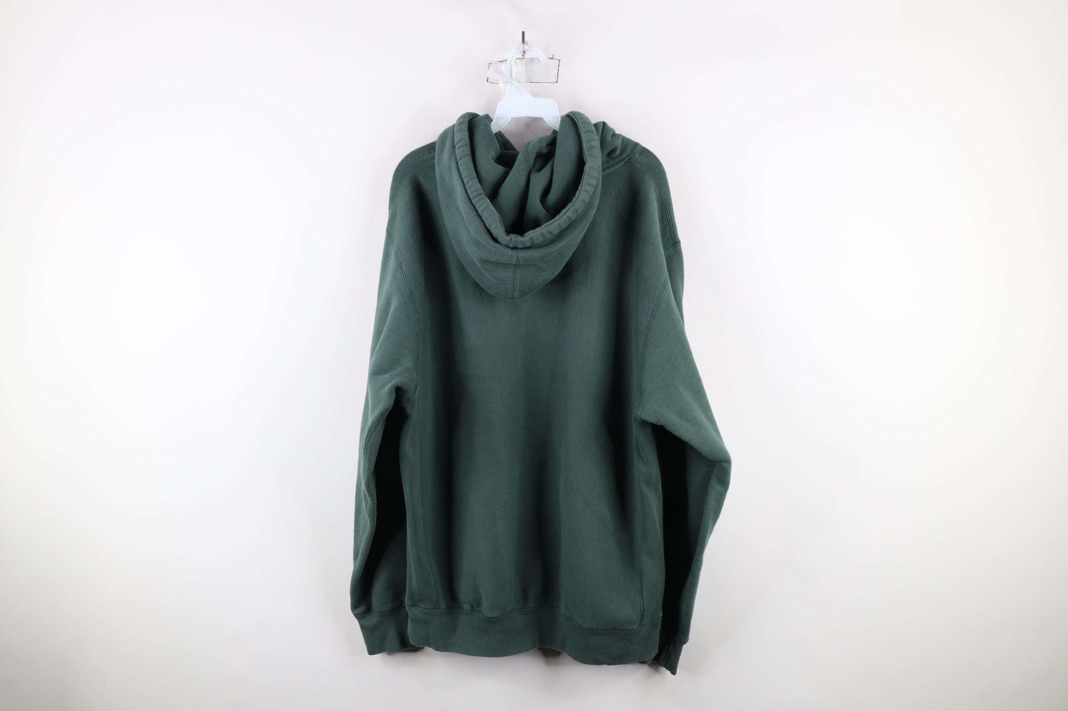 Vintage Y2K Streetwear Thick Heavyweight Toledo Ohio Hoodie Green Size US XL / EU 56 / 4 - 9 Thumbnail