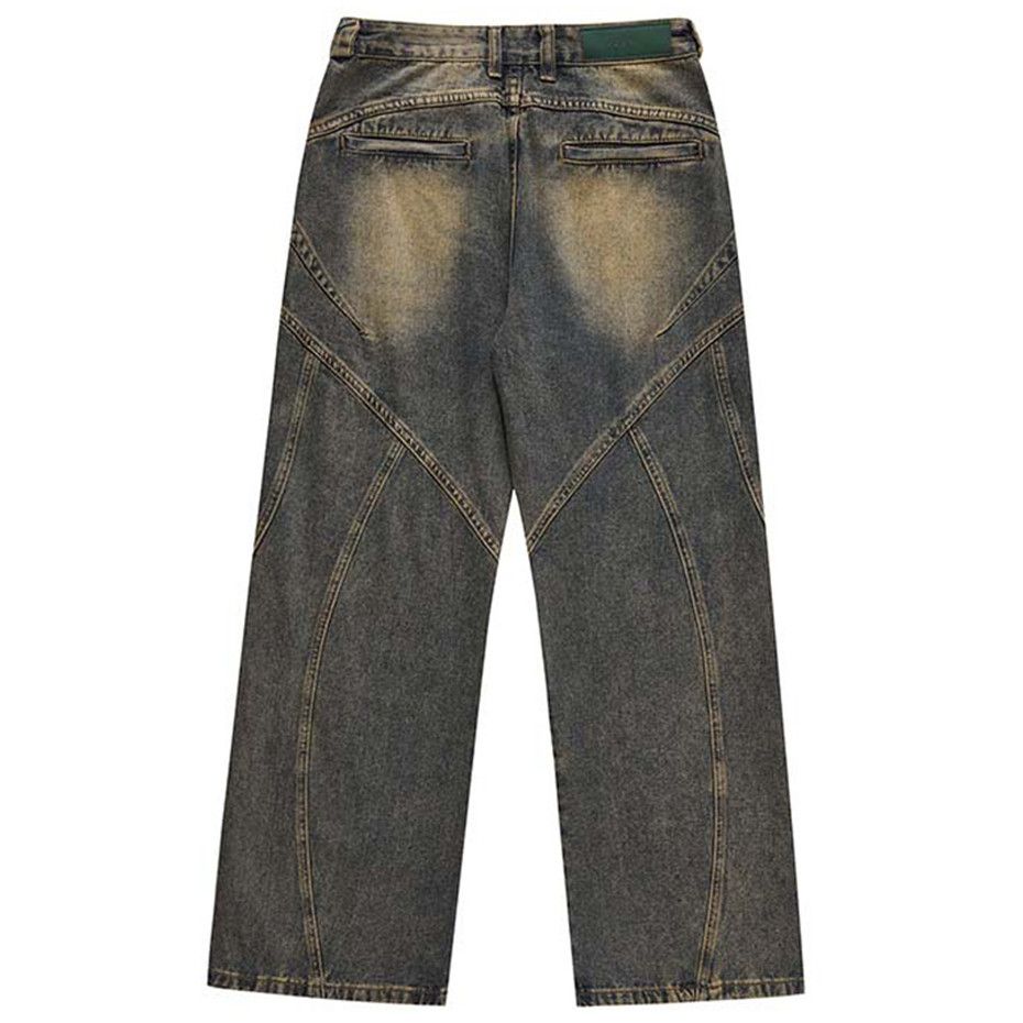 Japanese Brand × Jean × Vintage Vintage Jeans Patchwork Loose Baggy Retro Size US 32 / EU 48 - 2 Thumbnail