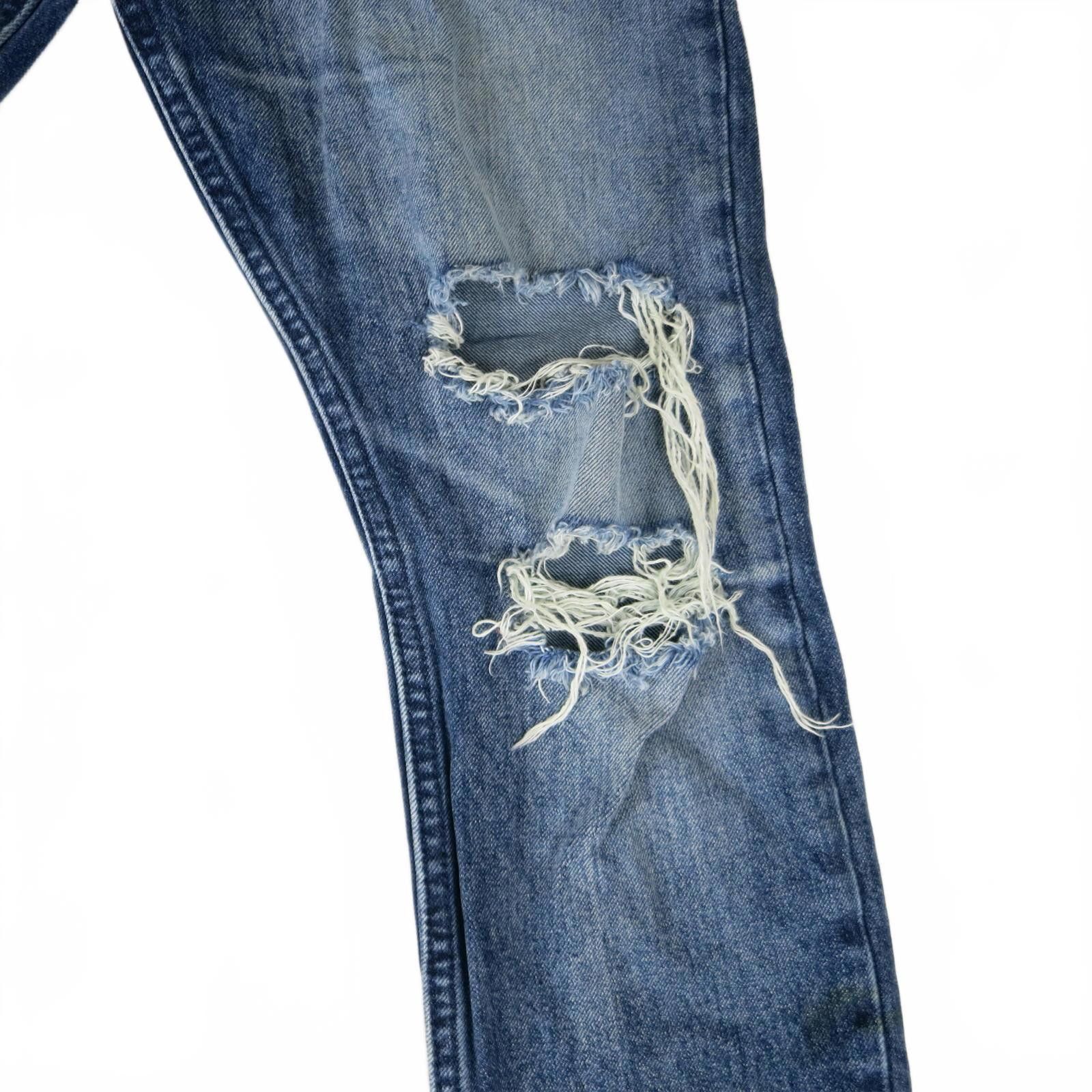 Pacsun Men's 30x30 Pacsun Distressed Blue Denim Jeans Size US 30 / EU 46 - 3 Thumbnail