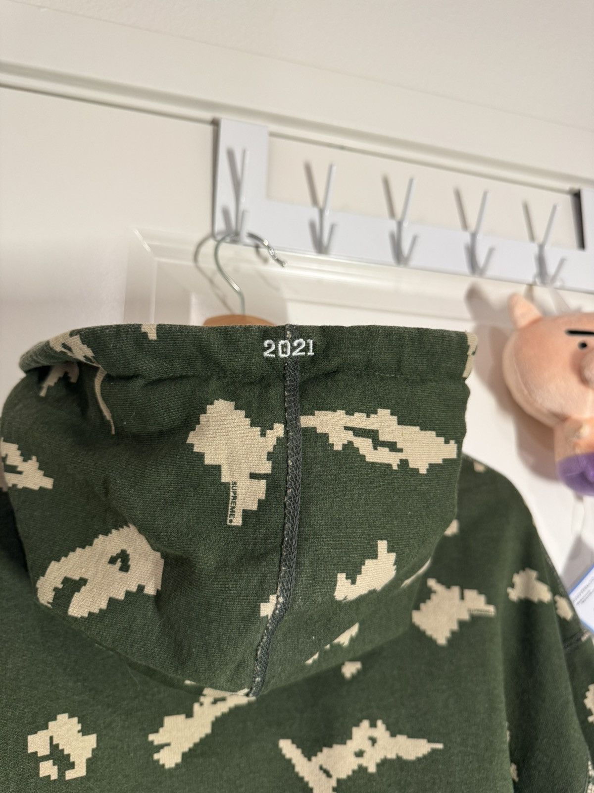 Supreme Box Logo Hooded Sweatshirt Olive Russian Camo FW21 Size US L / EU 52-54 / 3 - 3 Thumbnail