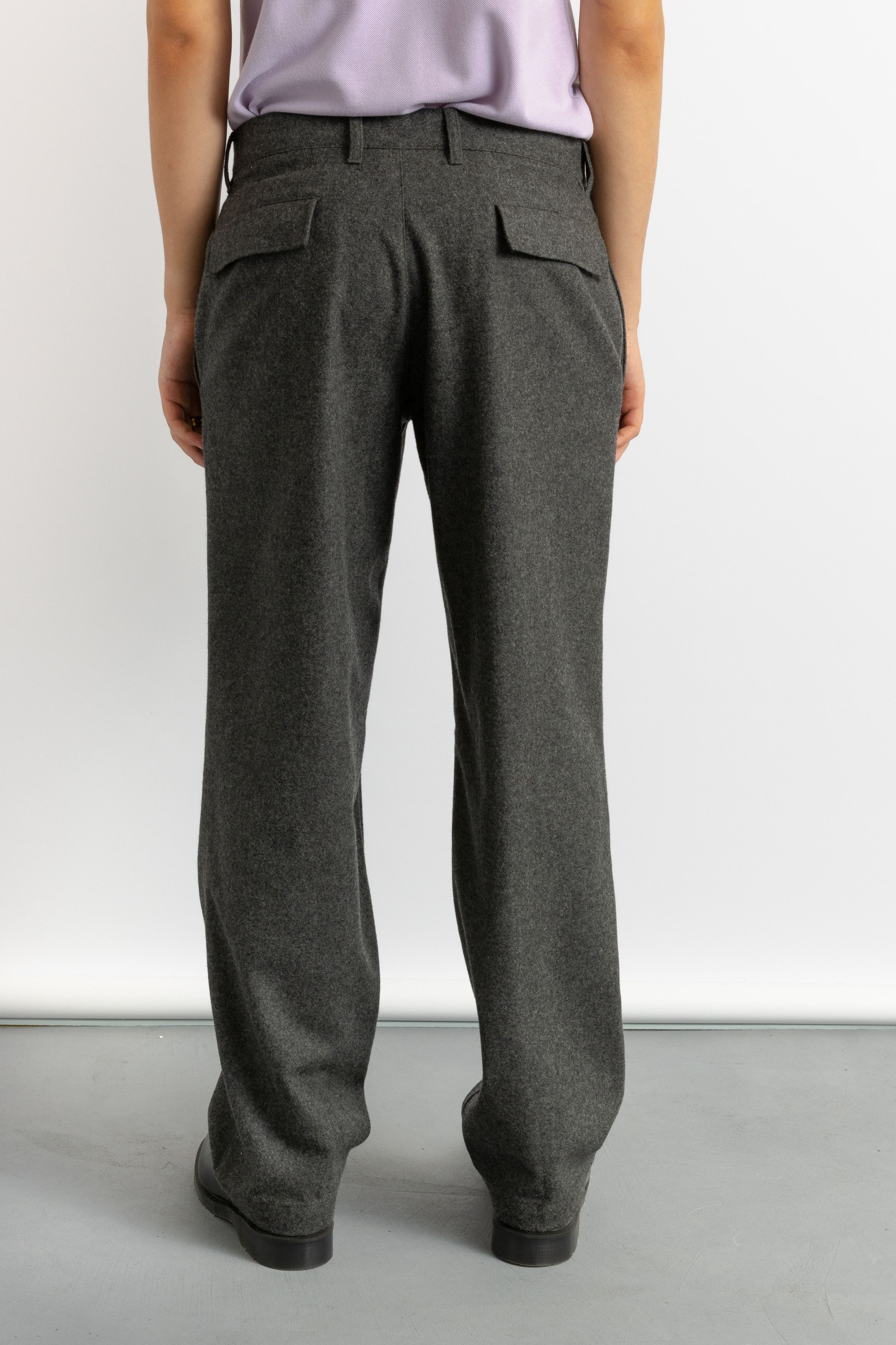 Vintage 1980's Vintage Men's European Wool Grey Slacks Trousers 8726 Size US 32 / EU 48 - 5 Thumbnail