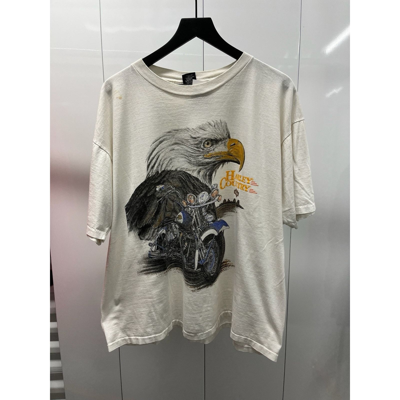 Harley Davidson Vintage Harley Davidson Shirt XXL Faded Eagle 90s Size US XXL / EU 58 / 5 - 1 Thumbnail