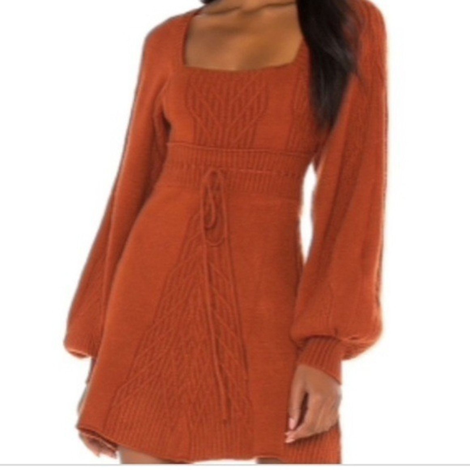 Free People FREE PEOPLE Emma Sweater Dress In Cinnamon size M A001592 Size M / US 6-8 / IT 42-44 - 3 Thumbnail