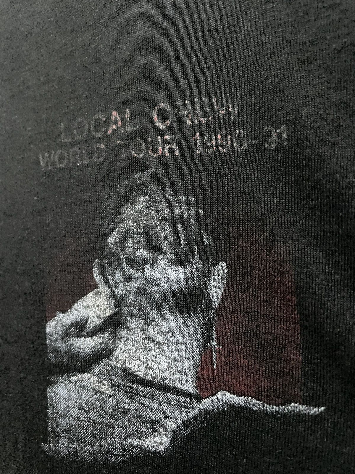 AC/DC Vintage 1990s AC/DC Local Crew Razors Edge Tour Tee XXL Size US XXL / EU 58 / 5 - 4 Thumbnail