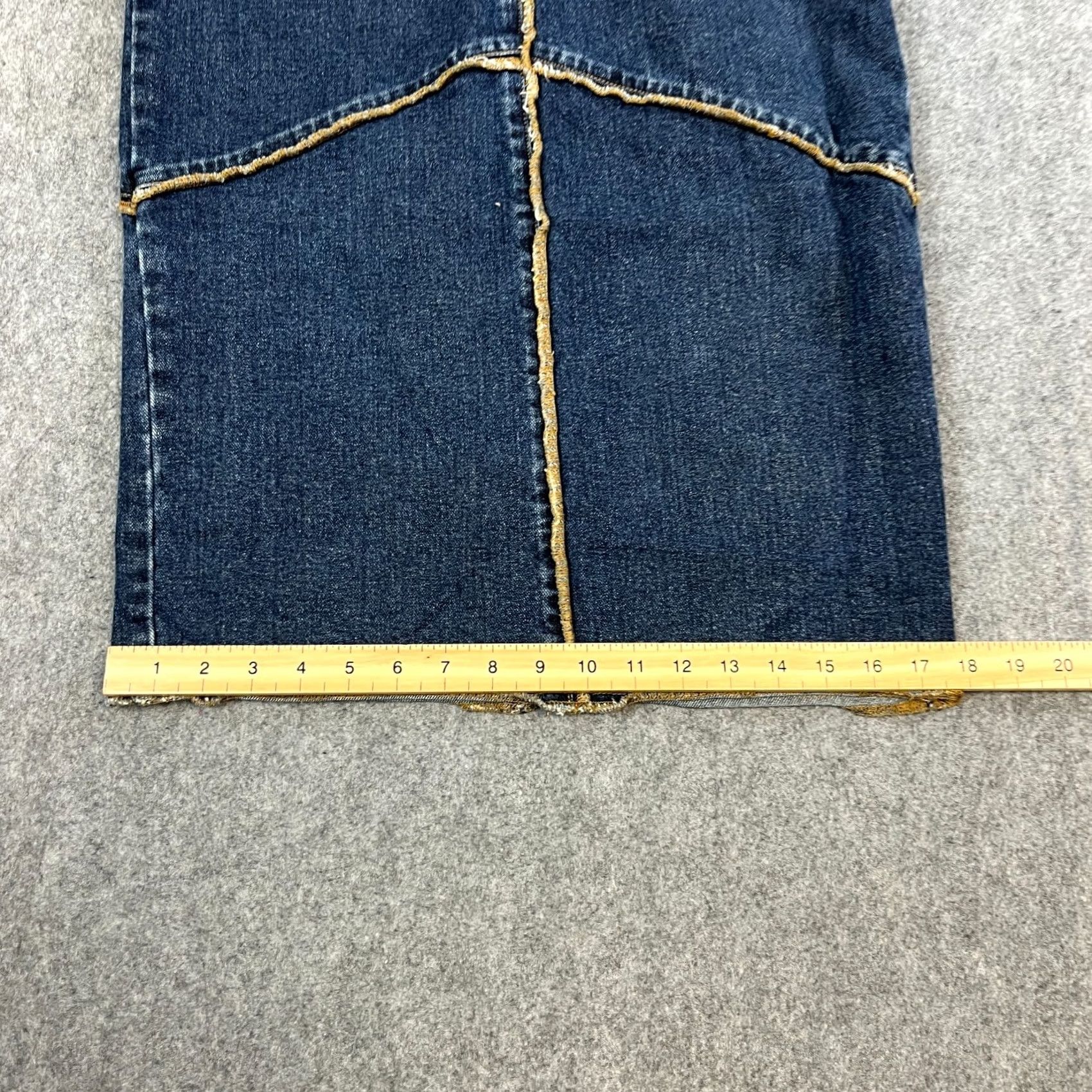 Tommy Hilfiger Tommy Hilfiger Womens Denim Skirt Knee Length W28 UK 8 Blue Vintage Cotton Skirt Womens Boys Girls Mens Size 30" / US 8 / IT 44 - 4 Thumbnail