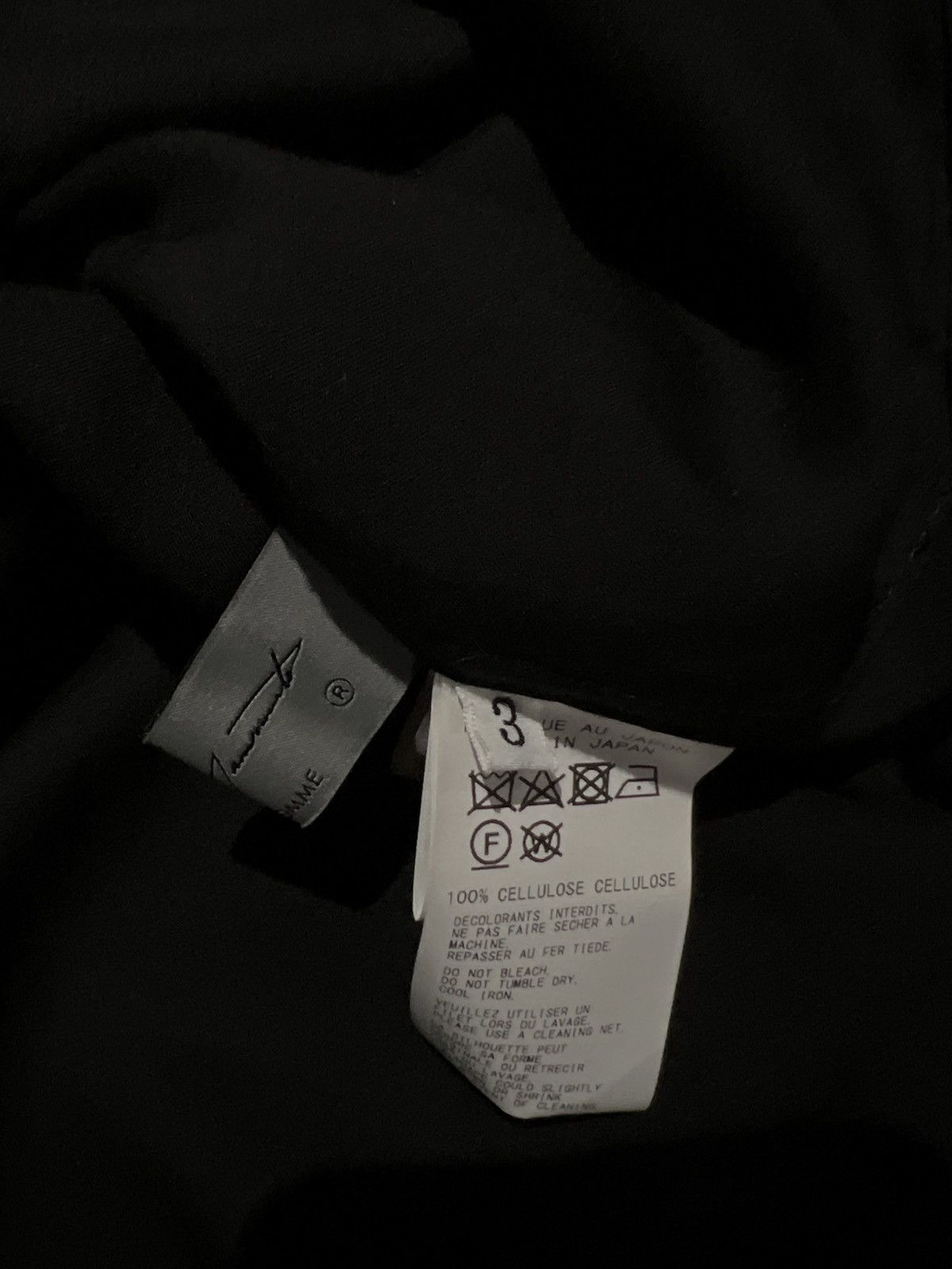 Yohji Yamamoto Yohji Yamamoto Pour Homme Overlap Details Cellulose shirt Size US L / EU 52-54 / 3 - 5 Thumbnail