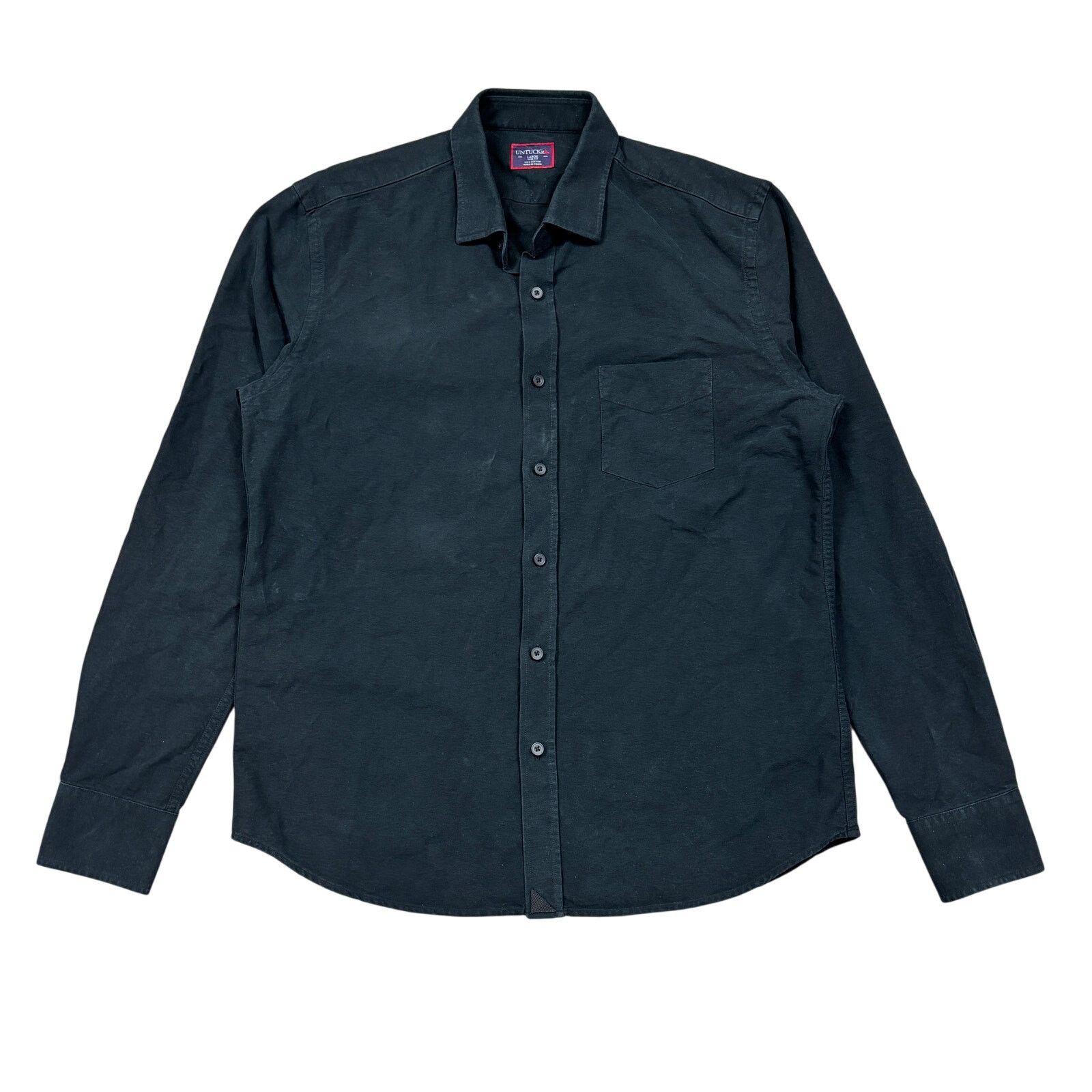 UNTUCKit Untuckit Slim Fit Button Up Shirt Men's Large Minimalist Size US L / EU 52-54 / 3 - 1 Thumbnail