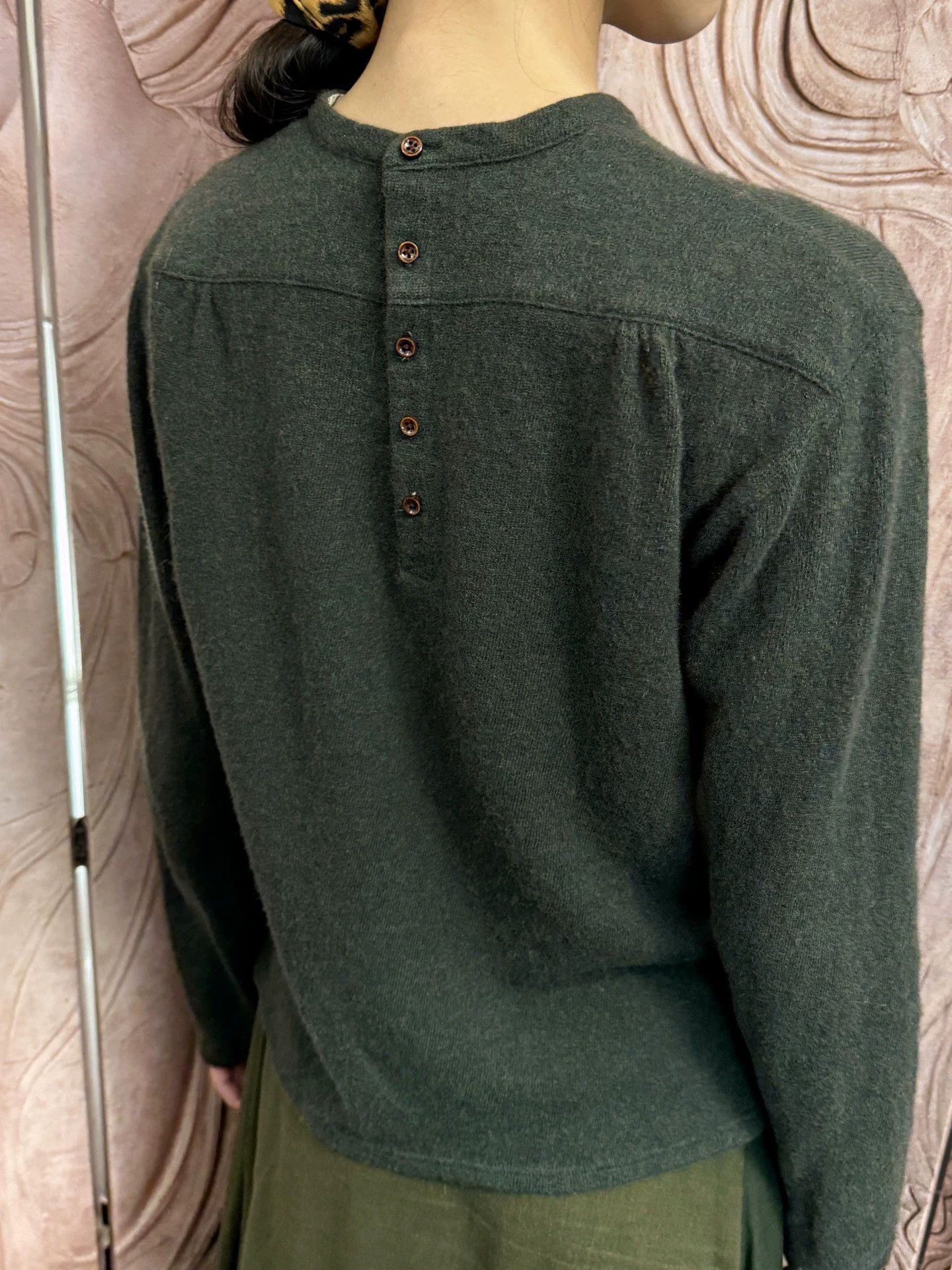 Kapital Kapital Vintage Slim Half-Button Long Sleeve Knit Top S1 Size S / US 4 / IT 40 - 9 Thumbnail