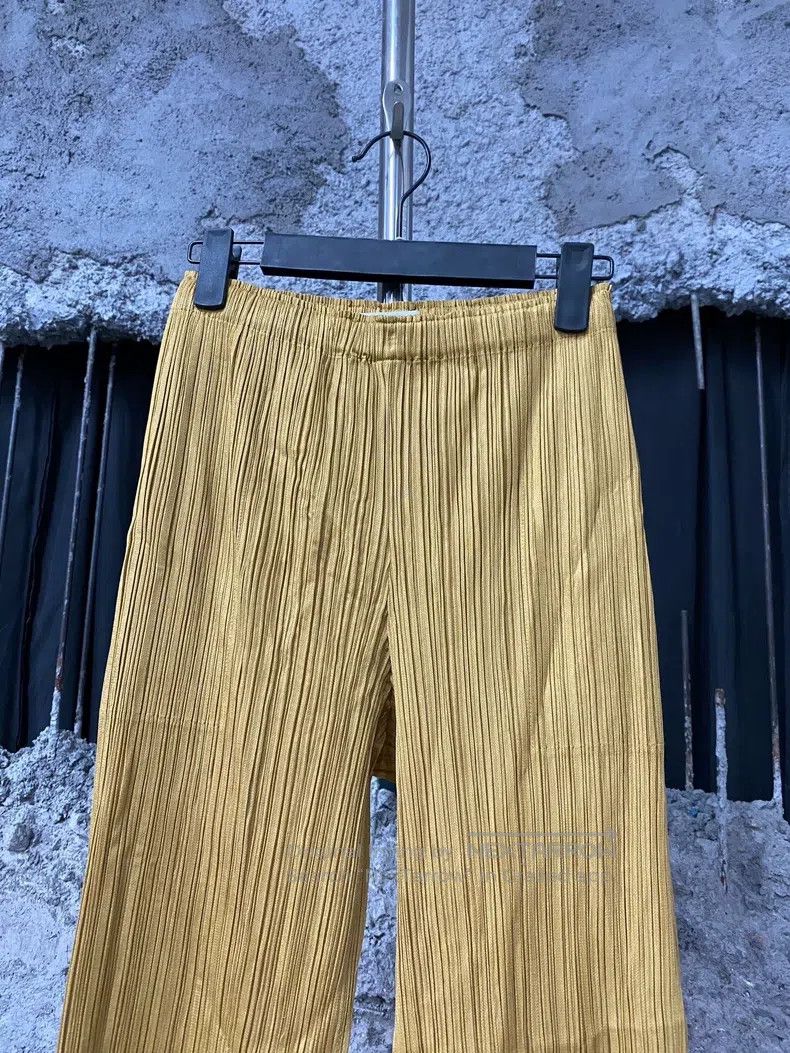 Issey Miyake Issey Miyake size:1 Yellow Trousers Size 22" - 3 Thumbnail