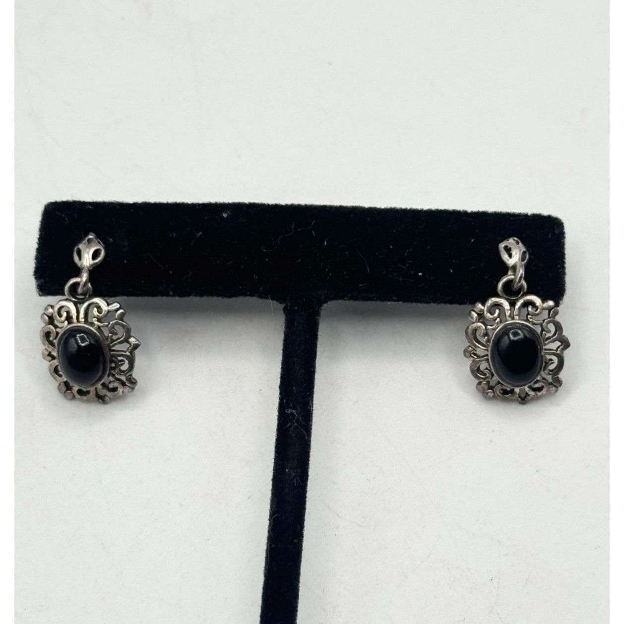 Vintage Vintage Sterling Silver filigree dangle drop earrings Size ONE SIZE - 1 Thumbnail