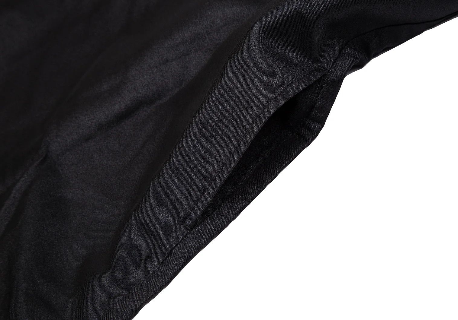 Comme des Garcons Homme Plus Shiny Cut-Off Pullover Jacket in Black, Size M Size US M / EU 48-50 / 2 - 11 Thumbnail