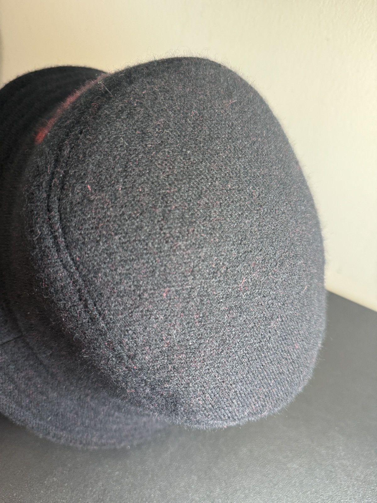 Chrome Hearts Brand New Cashmere Silk Black/Red Chrome Hearts Bucket Hat Size ONE SIZE - 6 Thumbnail