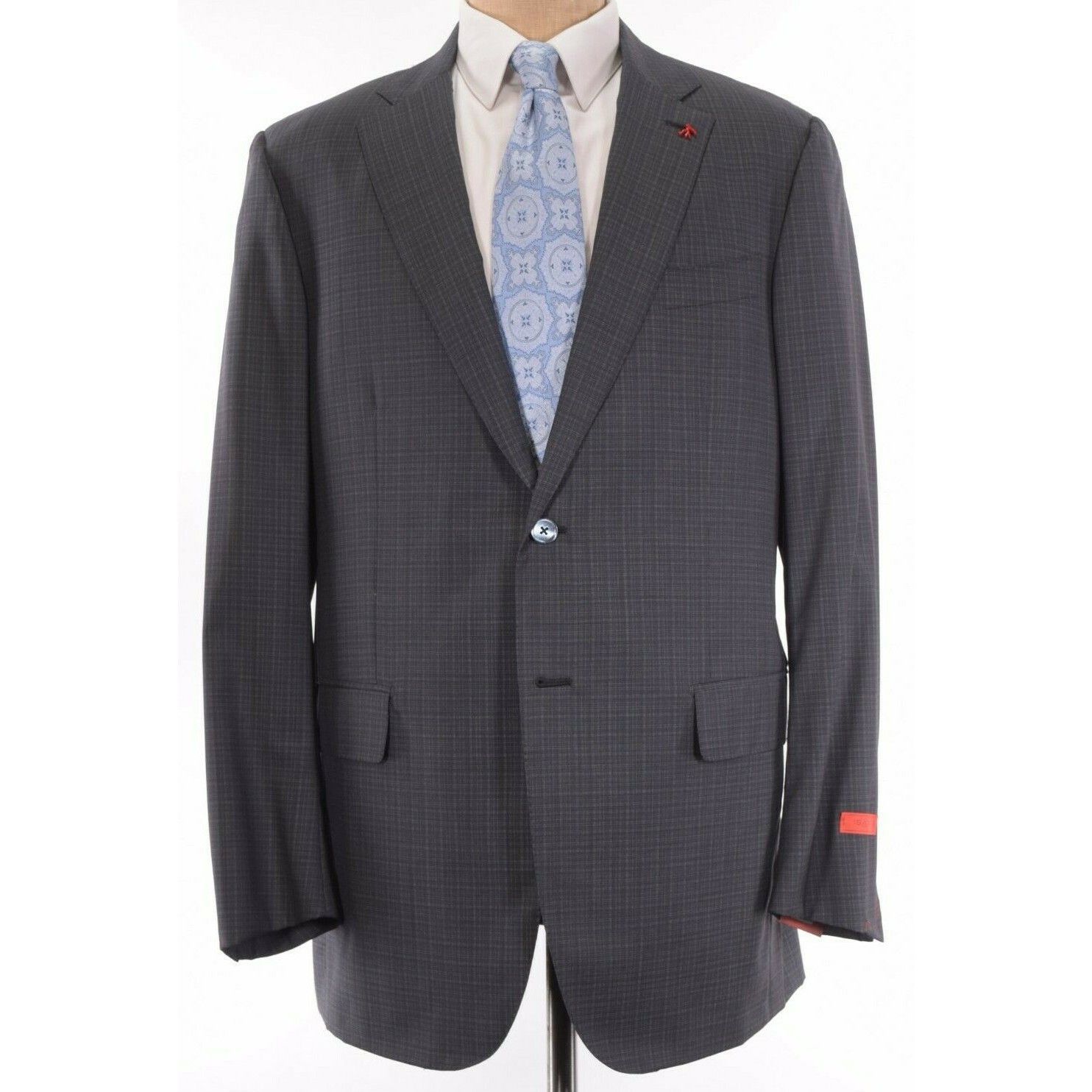 Isaia isaia Suit Size US 46 Long in Gray Size 46R - 1 Thumbnail